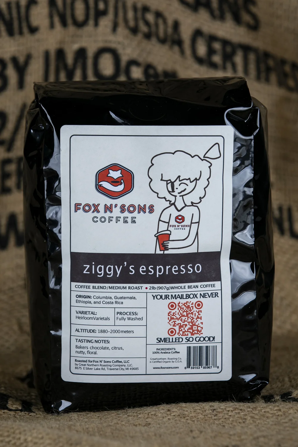 ꕤ︎︎不定期出品ꕤ︎︎コーヒー染めBset‪ෆ‪.*・゜ Ziggy's Espresso Roast-2LB — Fox N' Sons Coffee, LLC