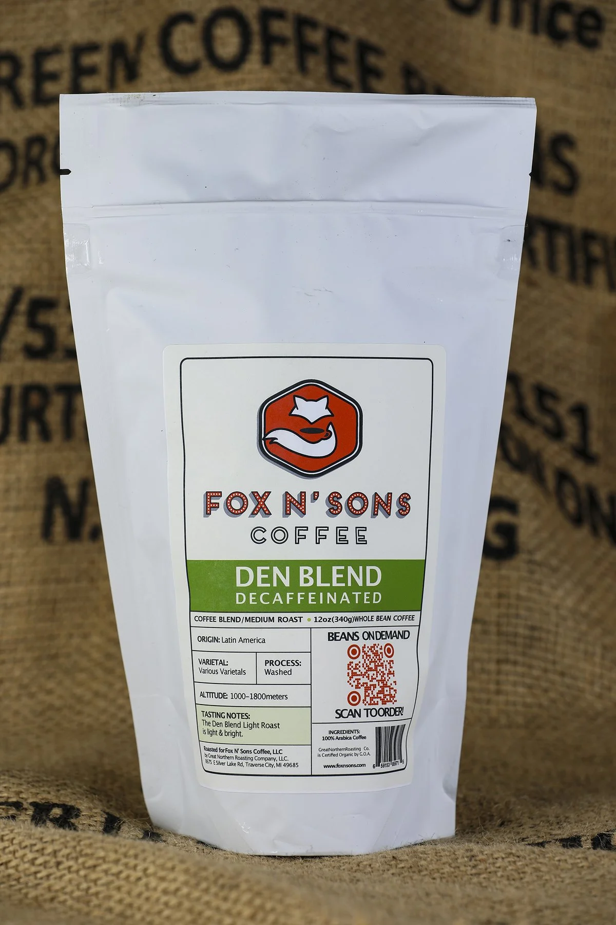 Decaf Whole Bean-Chem-Free Water Process