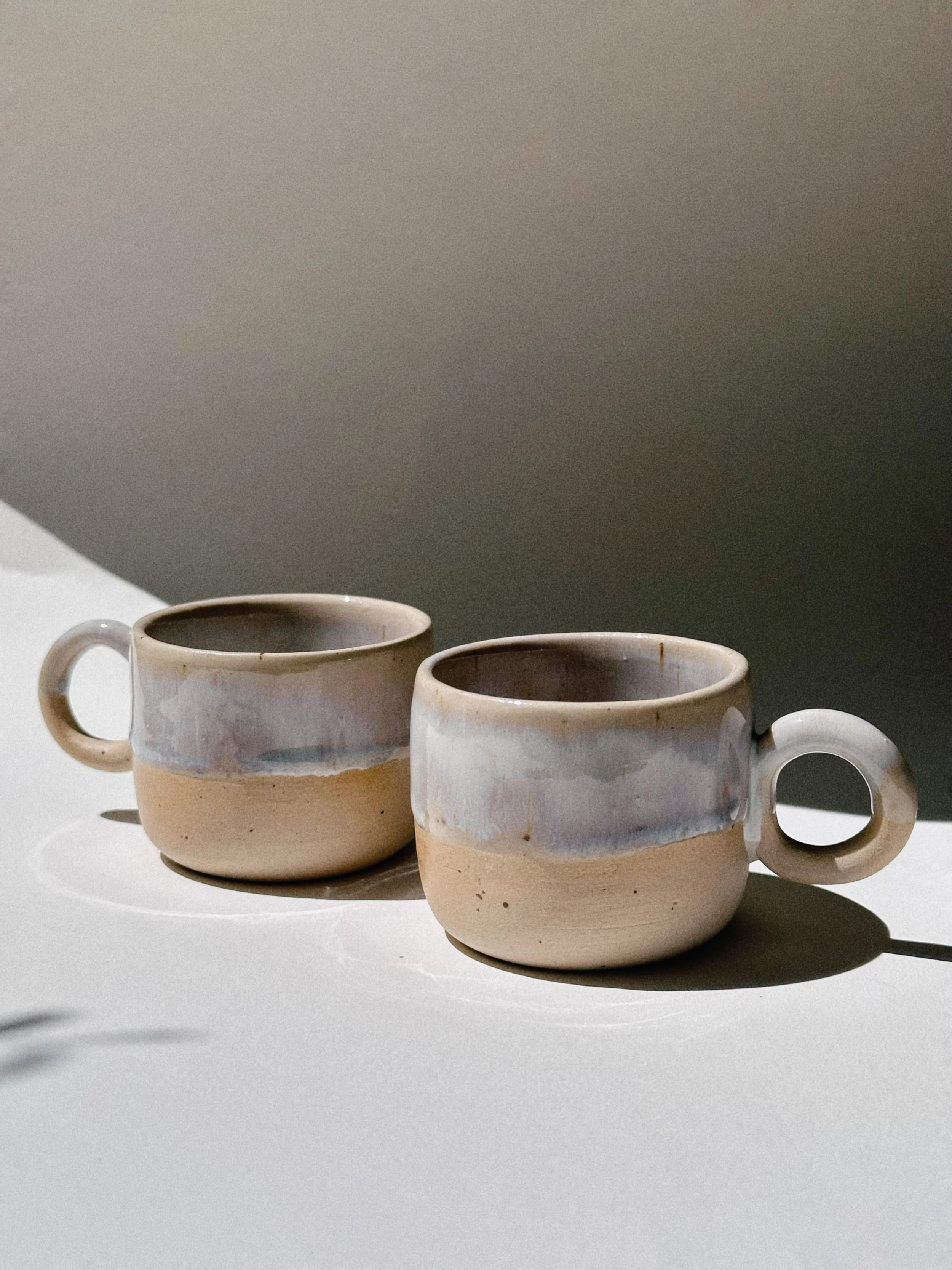 espresso cup 'm a r l i e s' in woodash