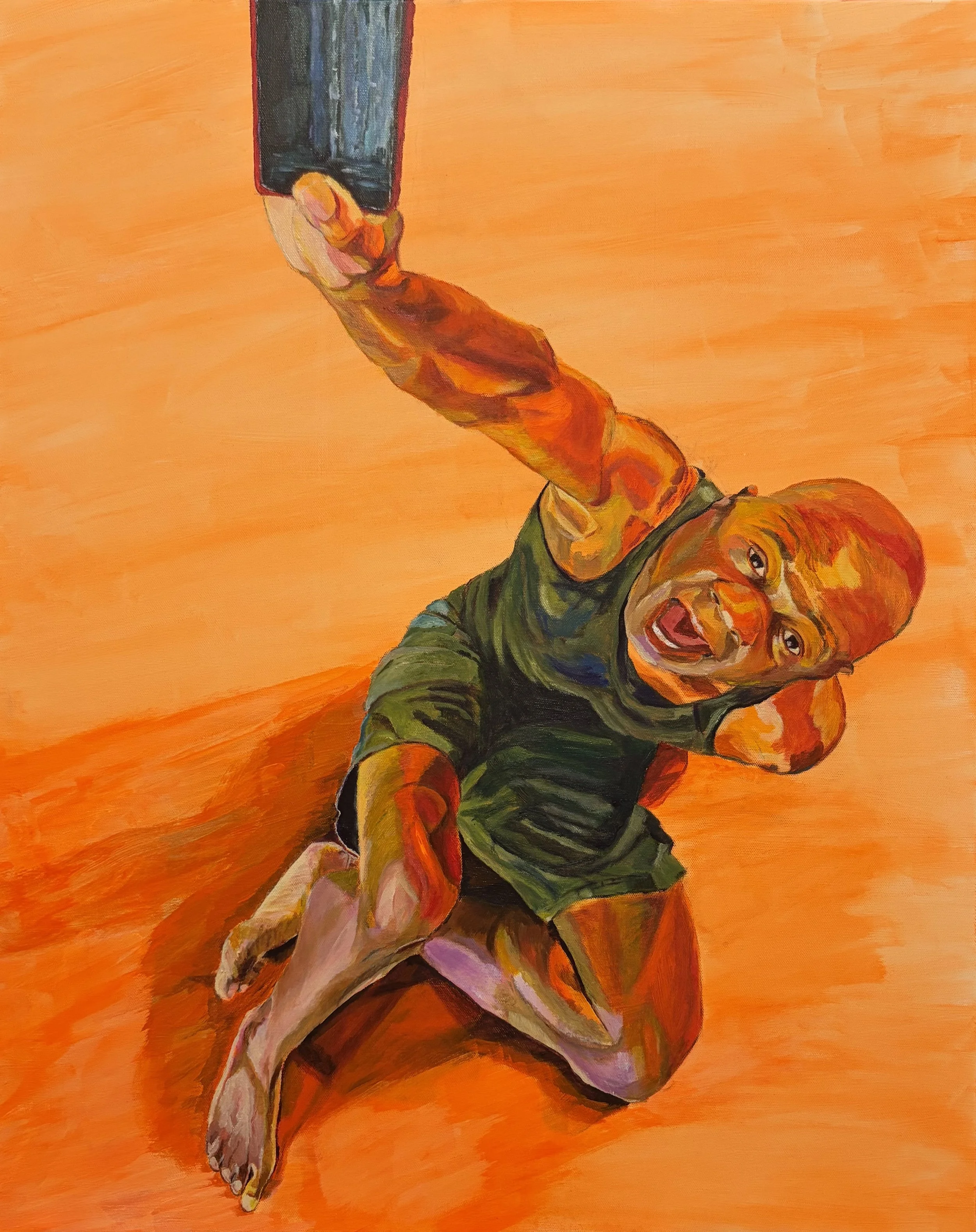 Captured in Colour, acrylic on canvas, 24x30"  SOLD (PRIVATE COLLECTION)