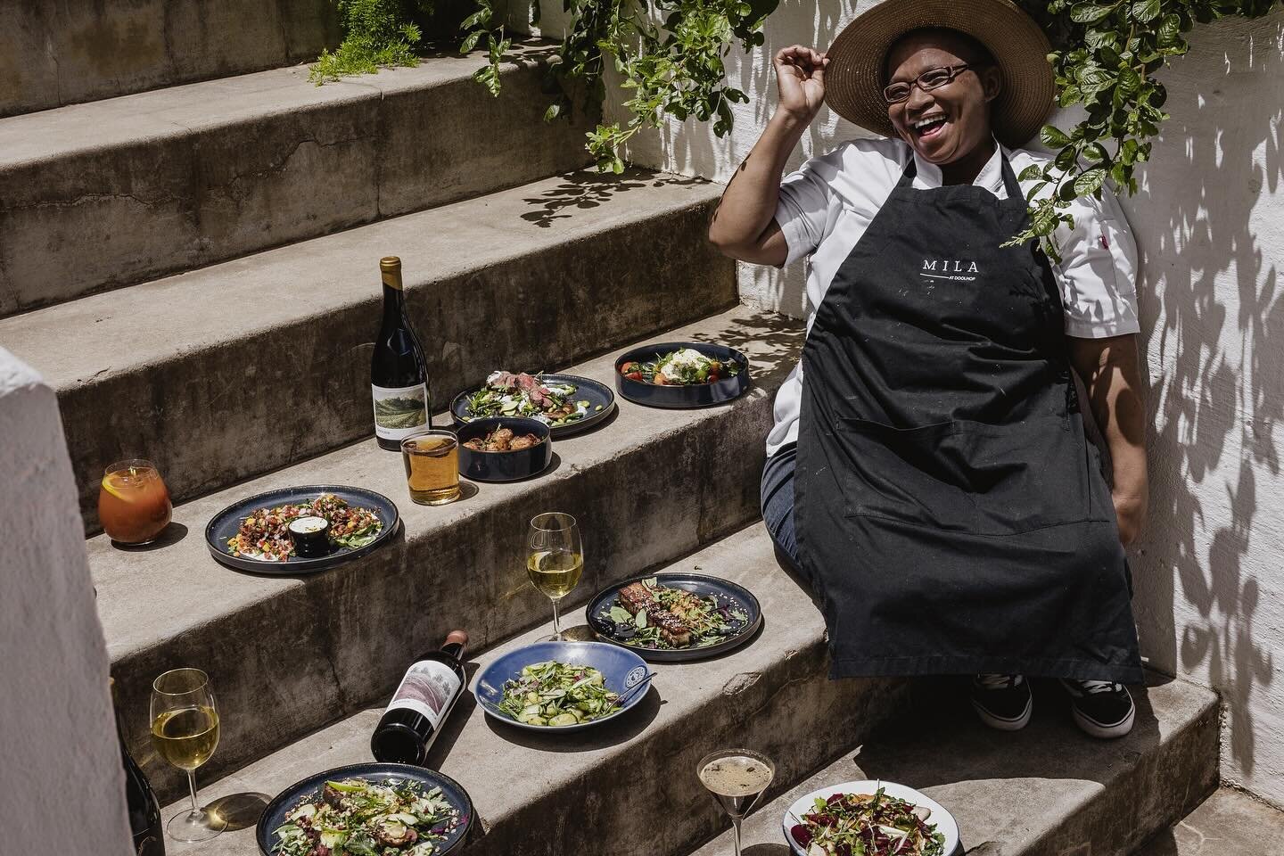 Under the African sun lies a stunning spot in the mountains ⛰️ surrounded by amazing views, vineyards and good food is @mila_atdoolhof !!

We are open from Wed-Sun 09:00-16:00
(Kitchen closes at 15:00)

We absolutely love Maria, thank you for always 