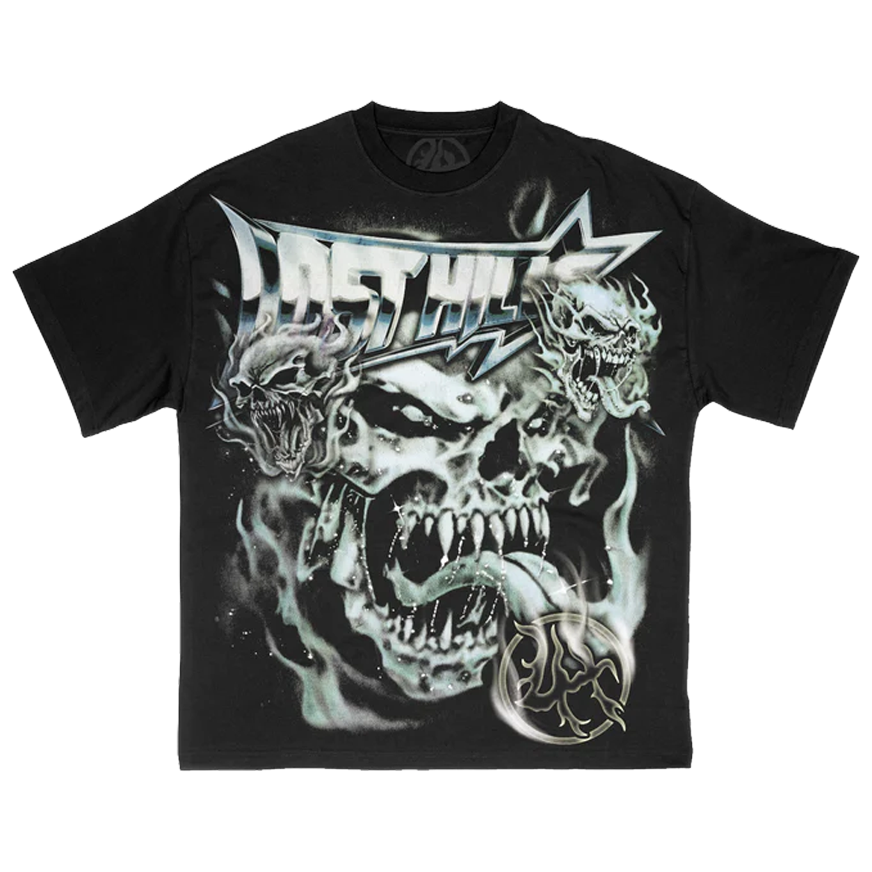 Lost in the Hills Skulls T-Shirt Black