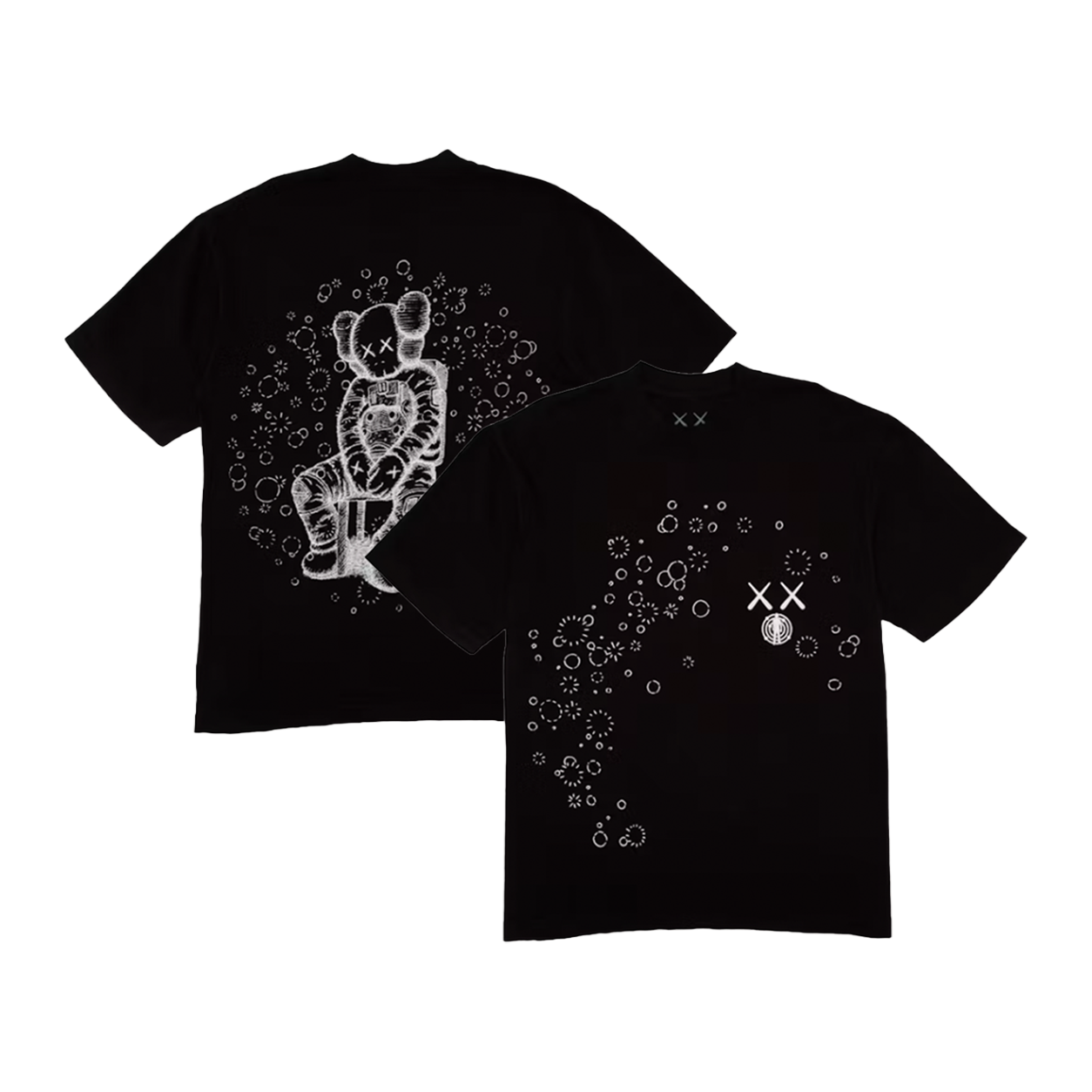 KAWS For Kid Cudi Moon Man Glow In Dark Tee