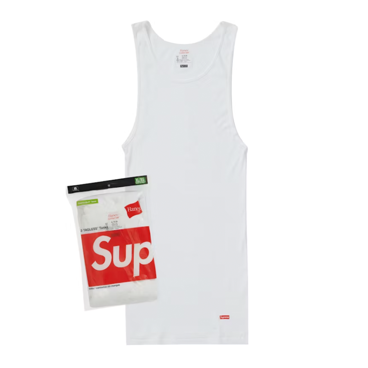 Supreme Hanes Tagless Tank Tops (3 Pack)