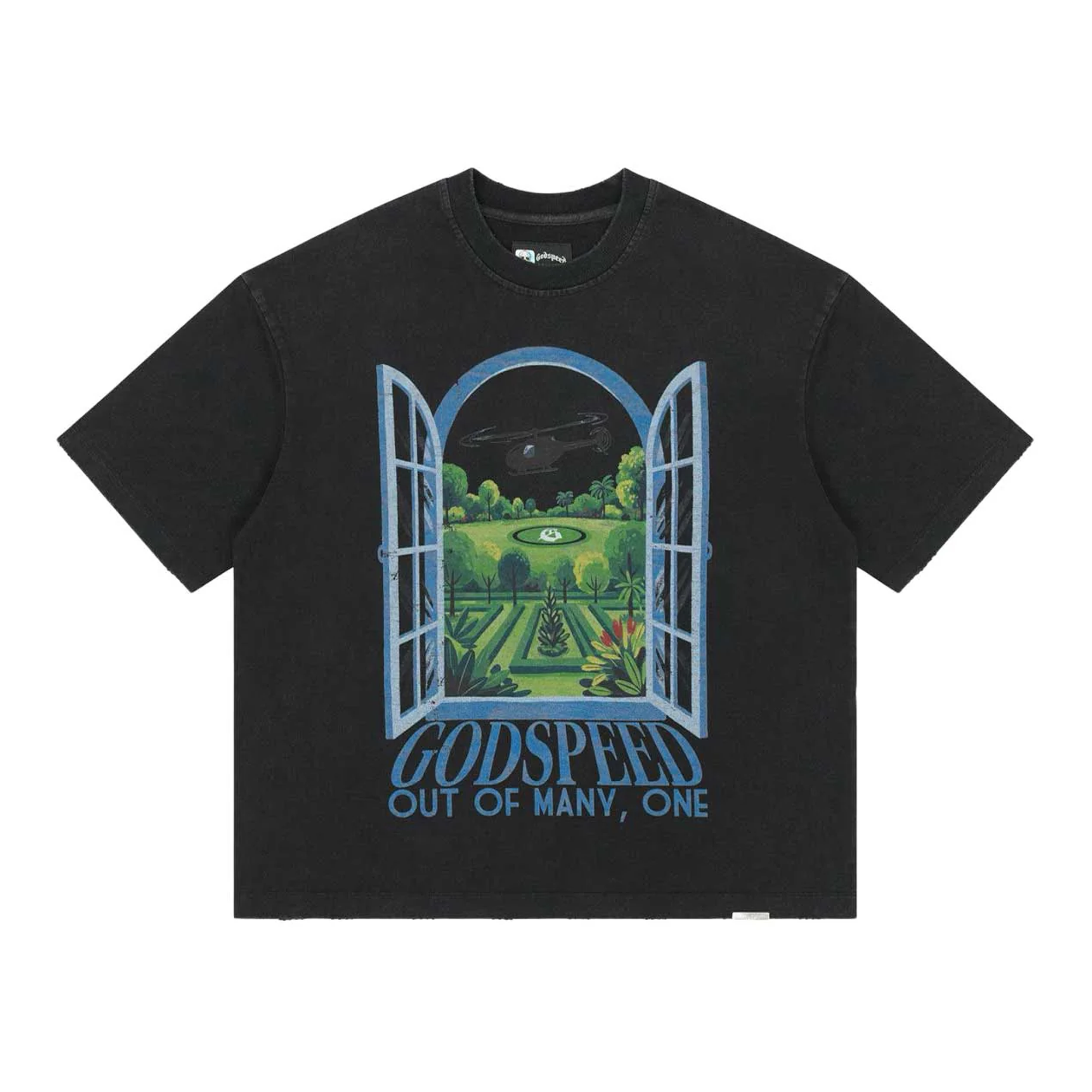 Godspeed Helipad Dreams Tee Black