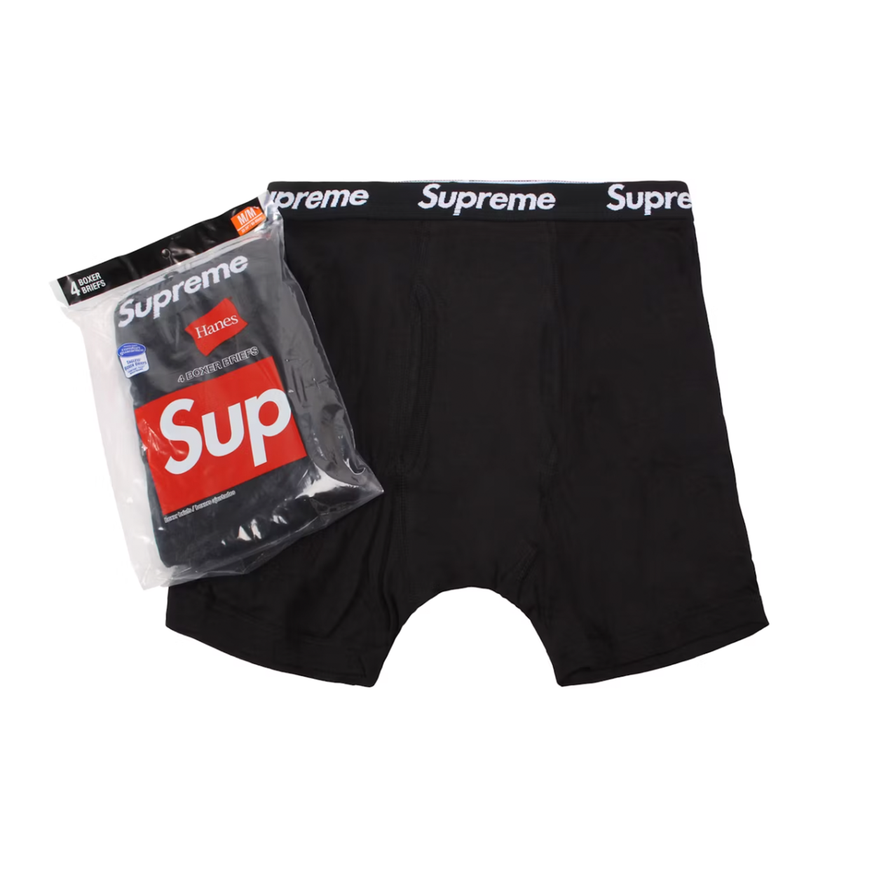 Supreme Hanes Boxer Briefs (4 Pack)