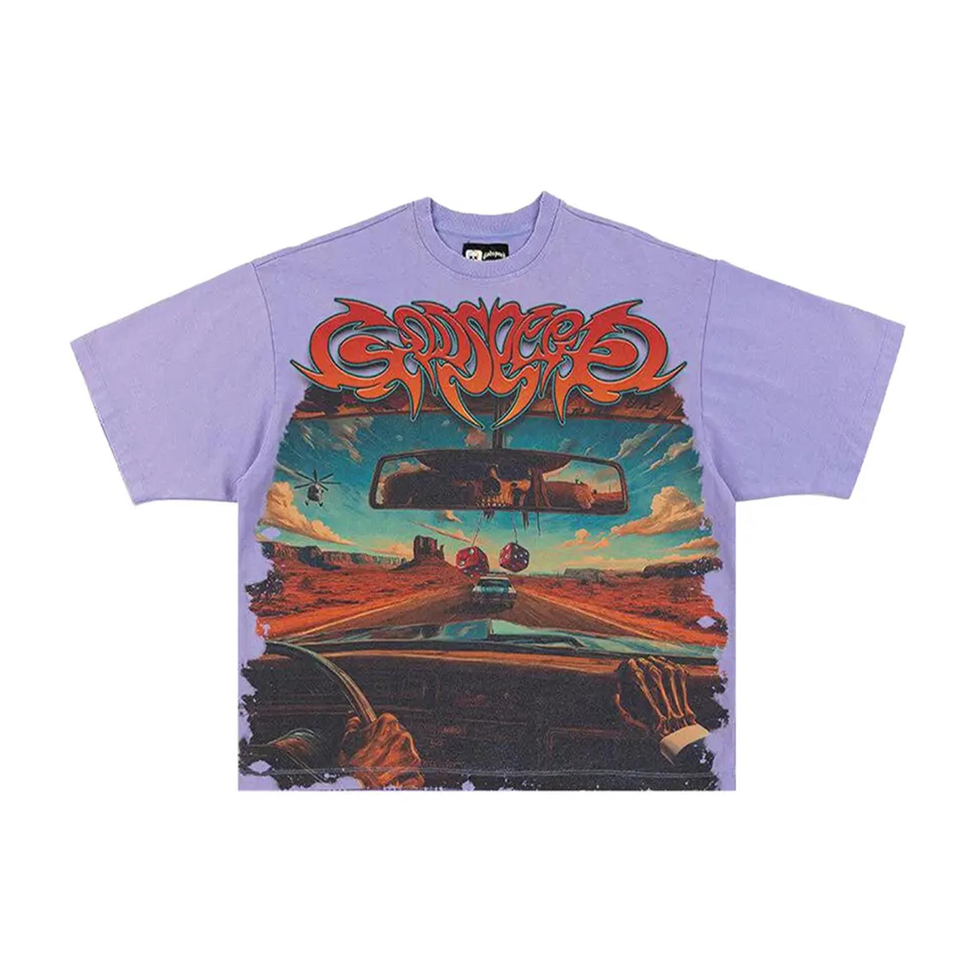 Godspeed On The Run T-Shirt 'Purple' Back.png