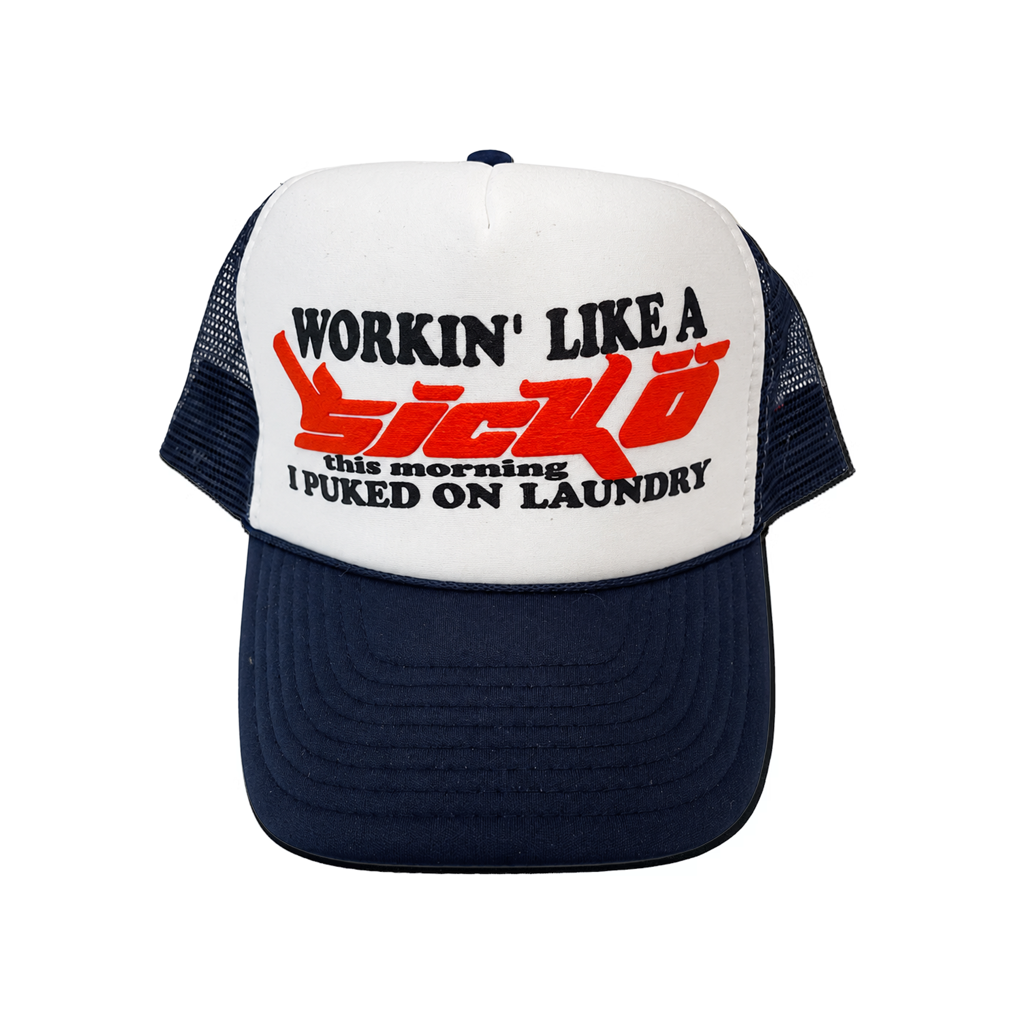 Sicko Laundry Trucker Hat (Navy)