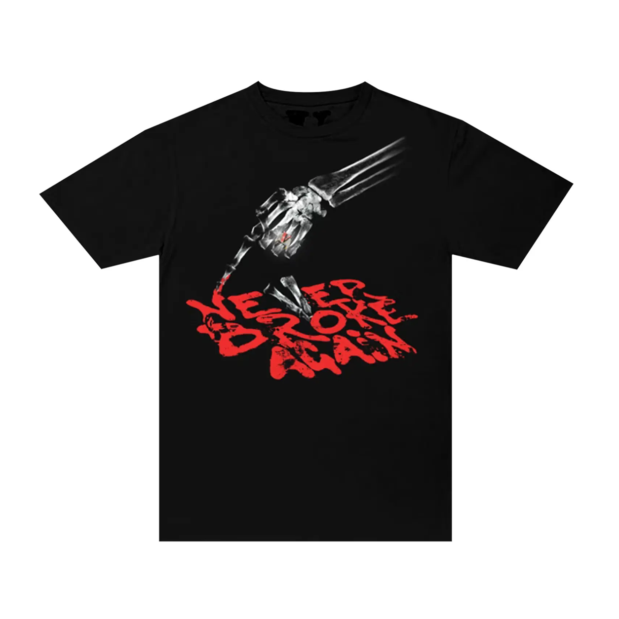Vlone x NBA Youngboy Bones T-Shirt Black