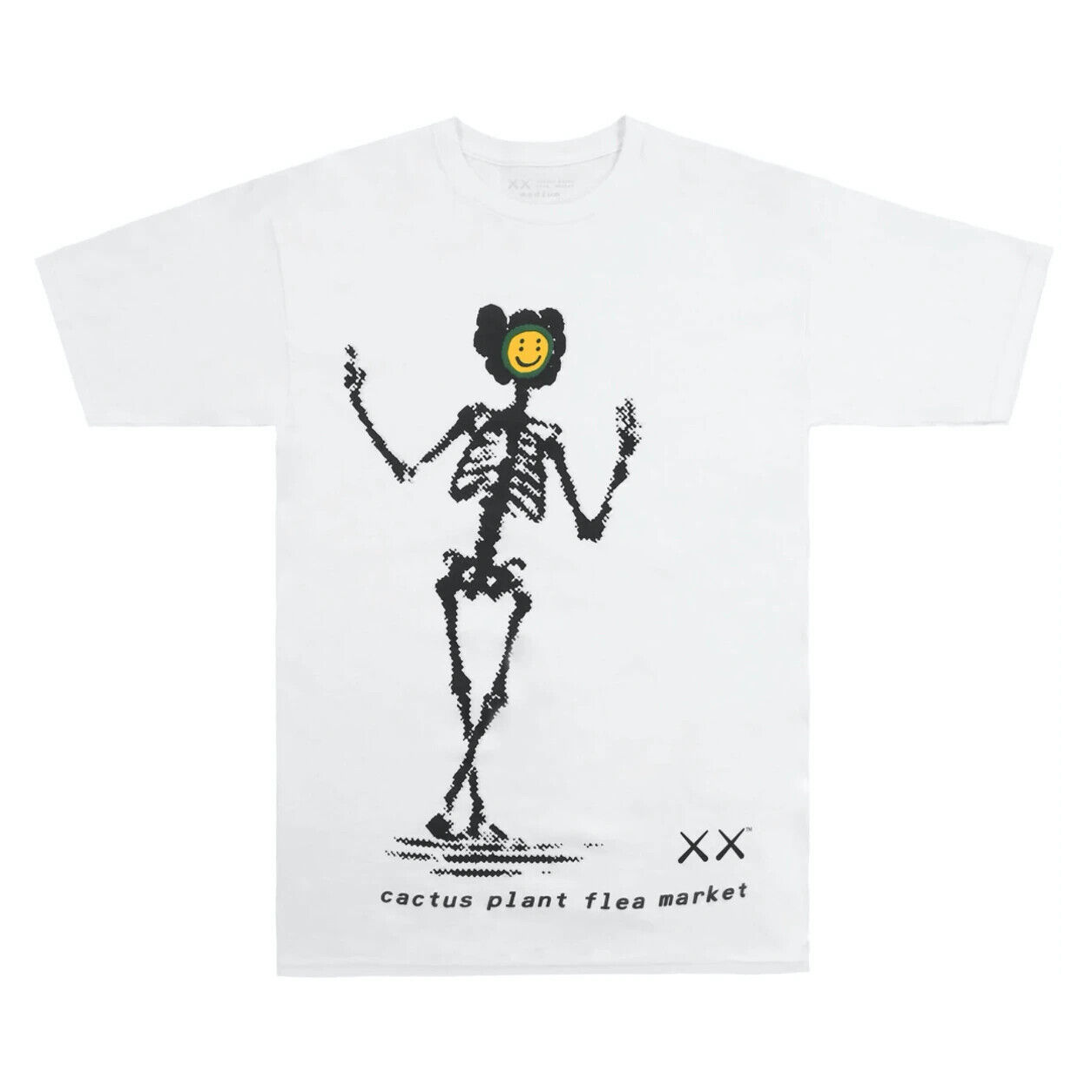 KAWS x Cactus Plant Flea Market White T-Shirt