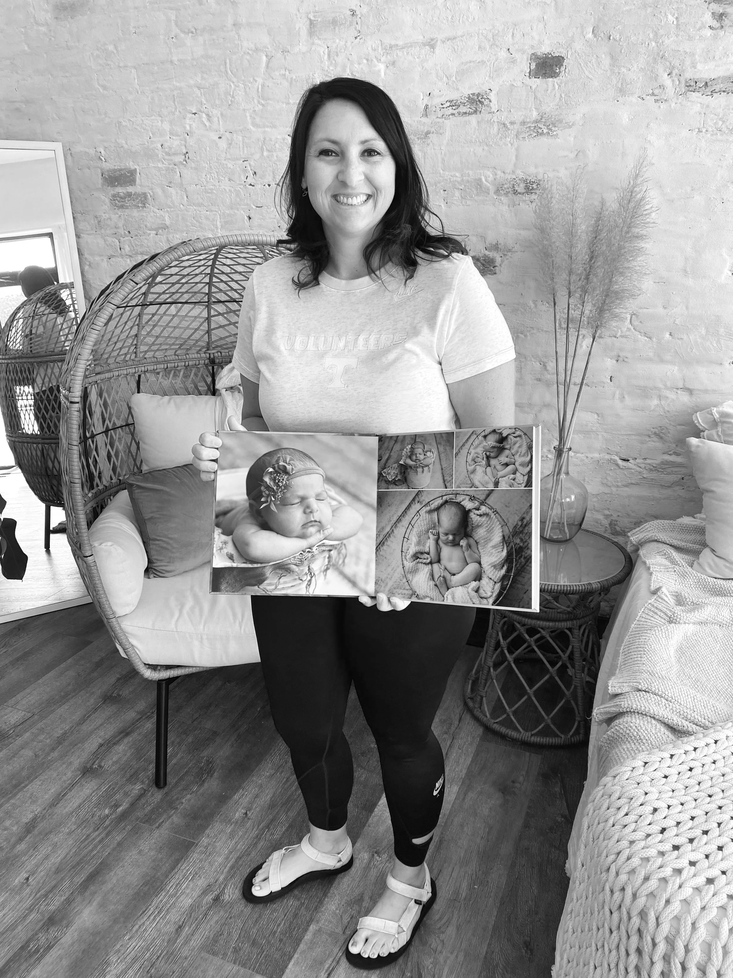 Mom Holding Newborn Album