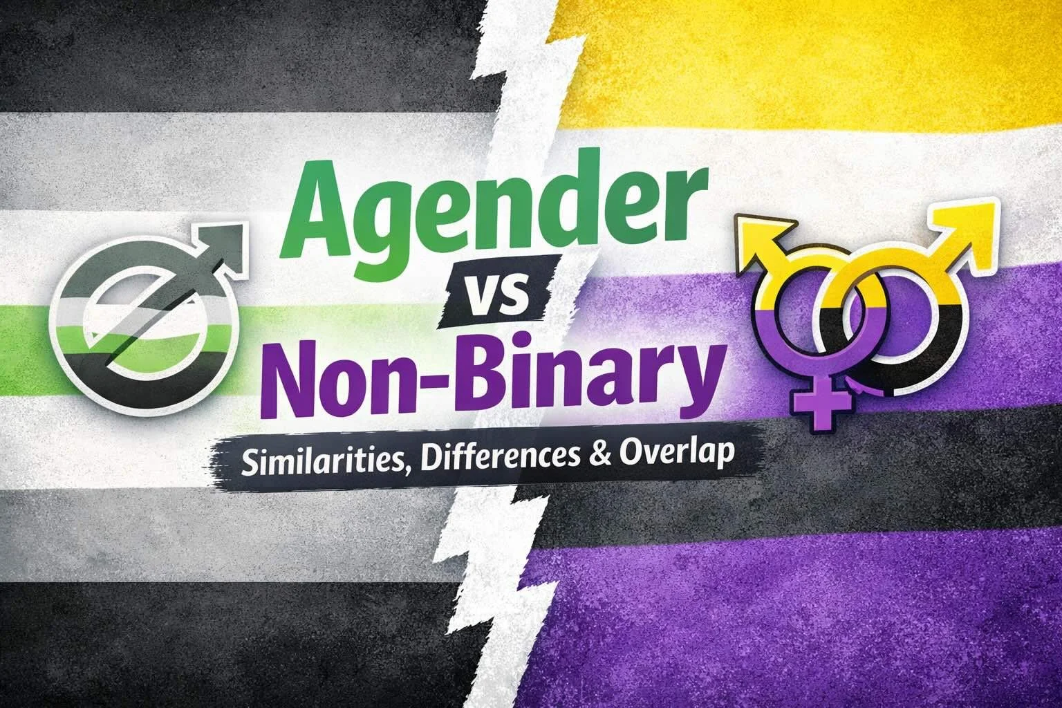 Agender vs Non-Binary: Similarities, Differences &amp; Overlap