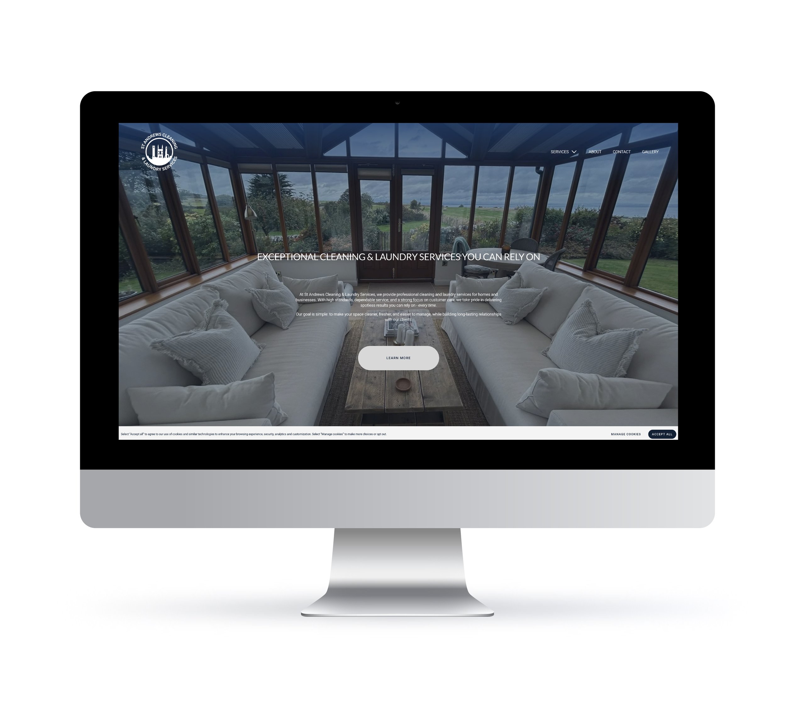 ST ANDREWS CLEANING & LAUNDRY SERVICES: Website Design
