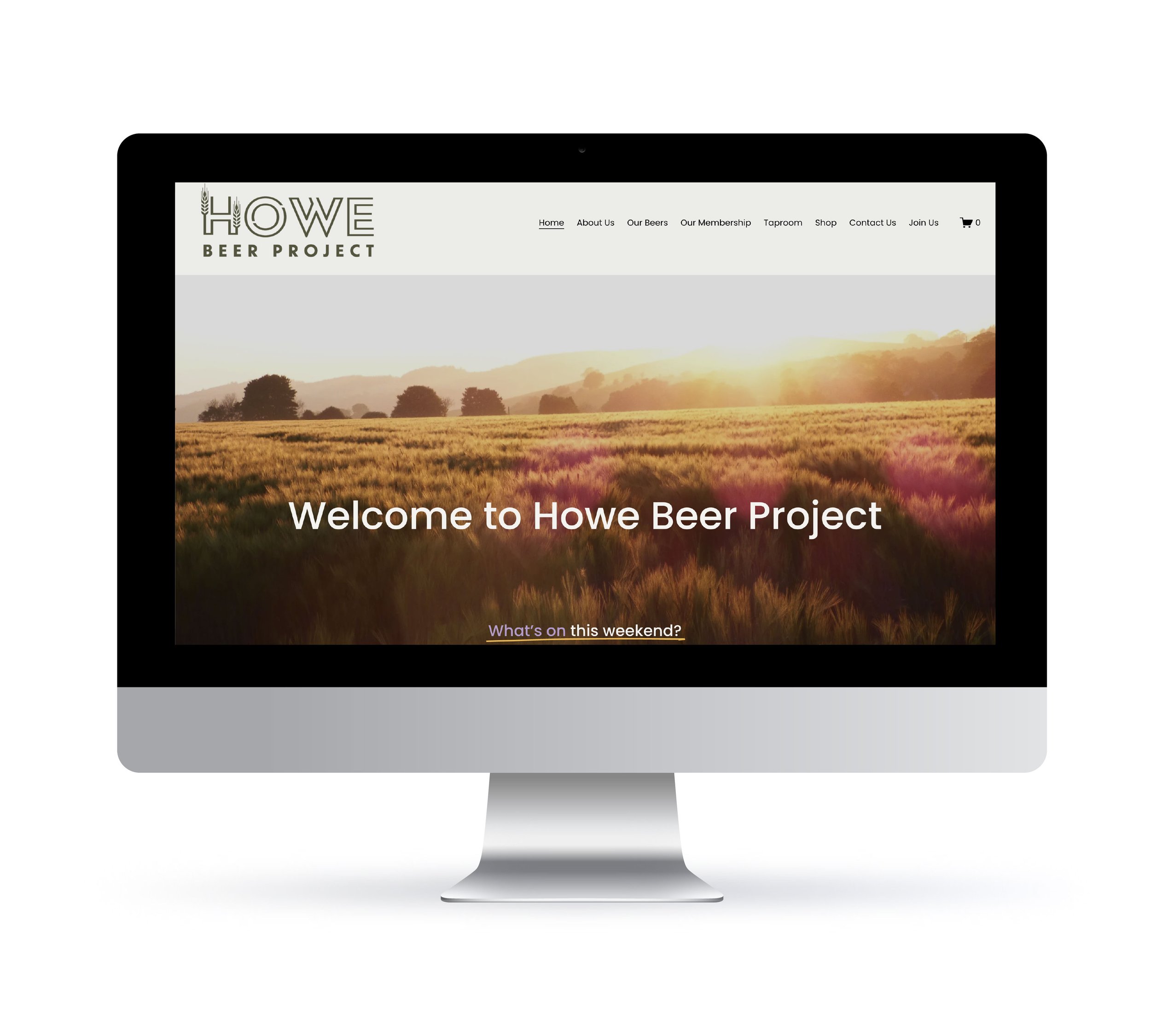 HOWE BEER PROJECT: Website Design