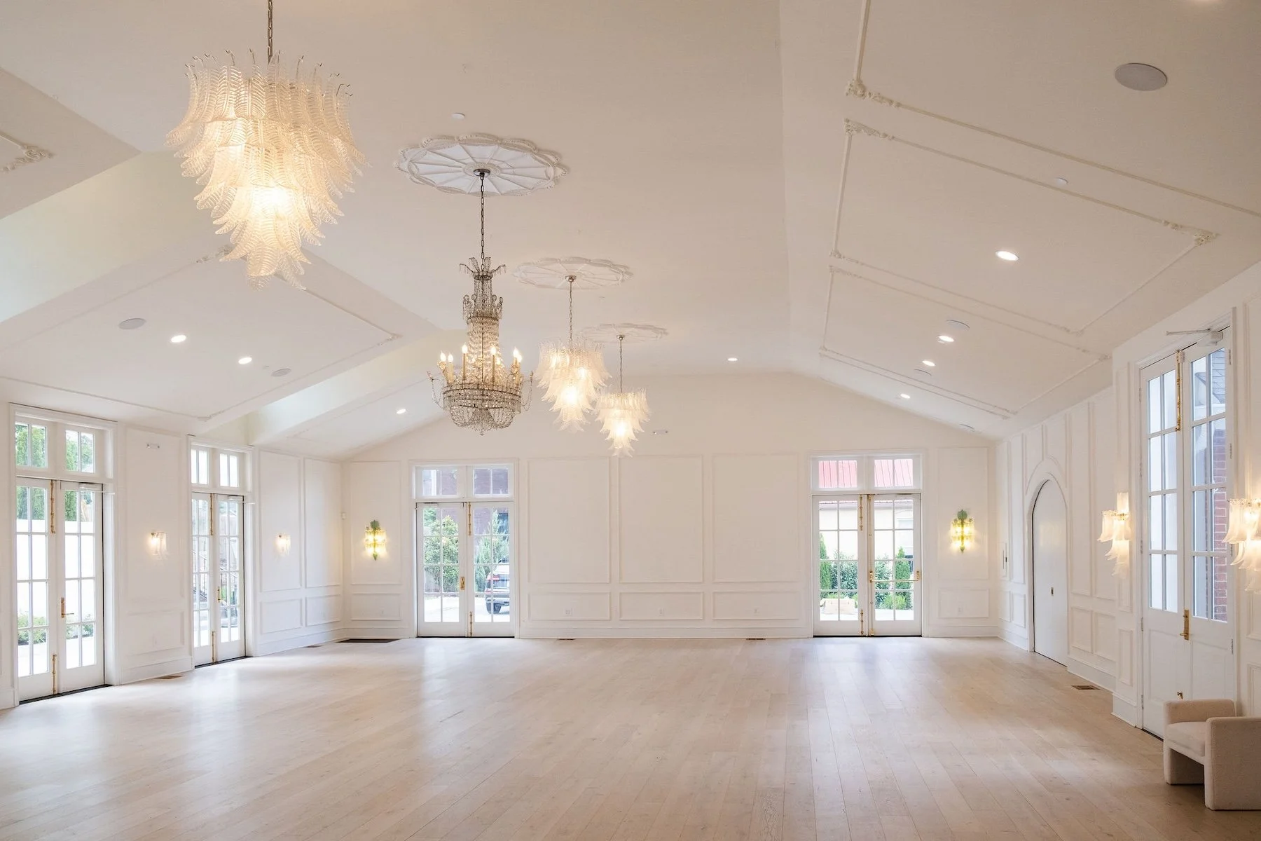 The main ballroom at The Sloane wedding venue in Nashville.