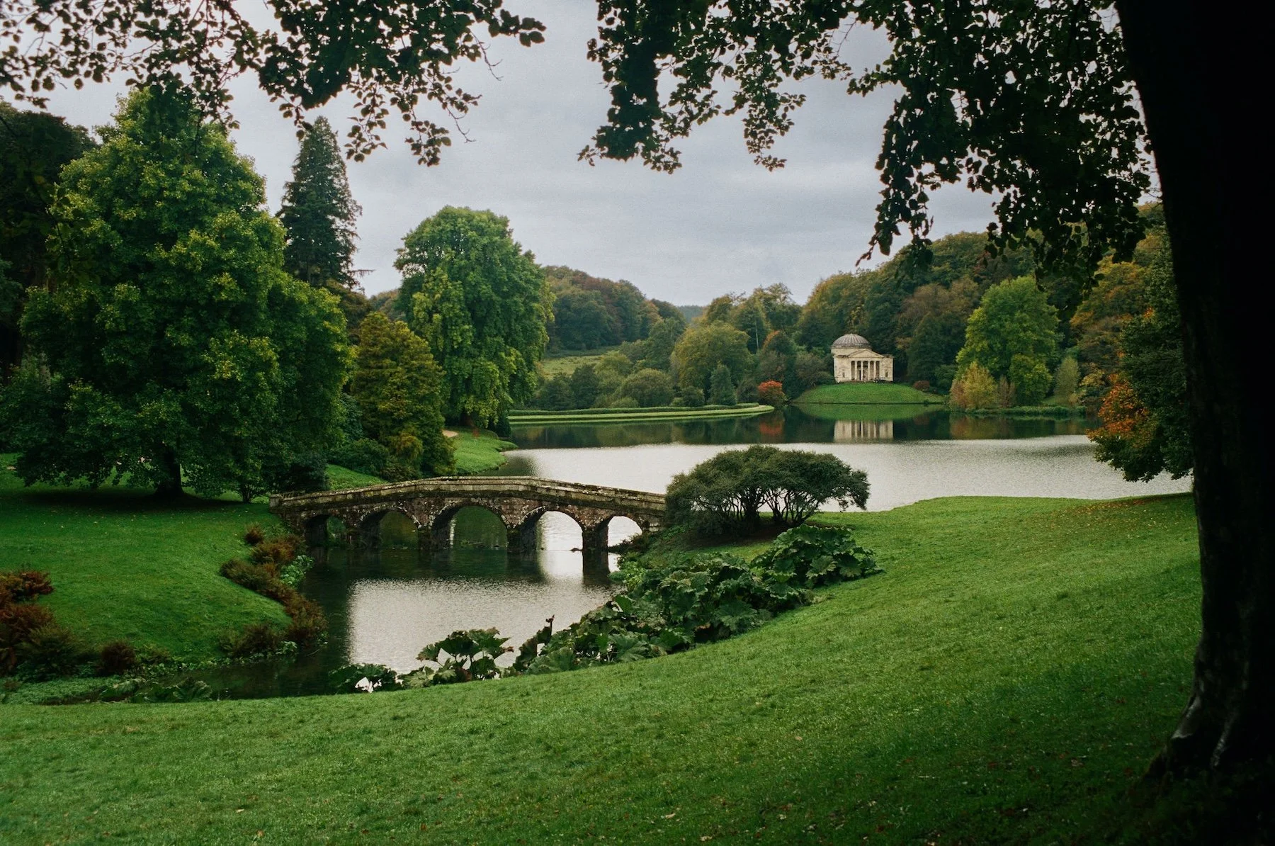 A beautiful view of an estate - Stourhead.