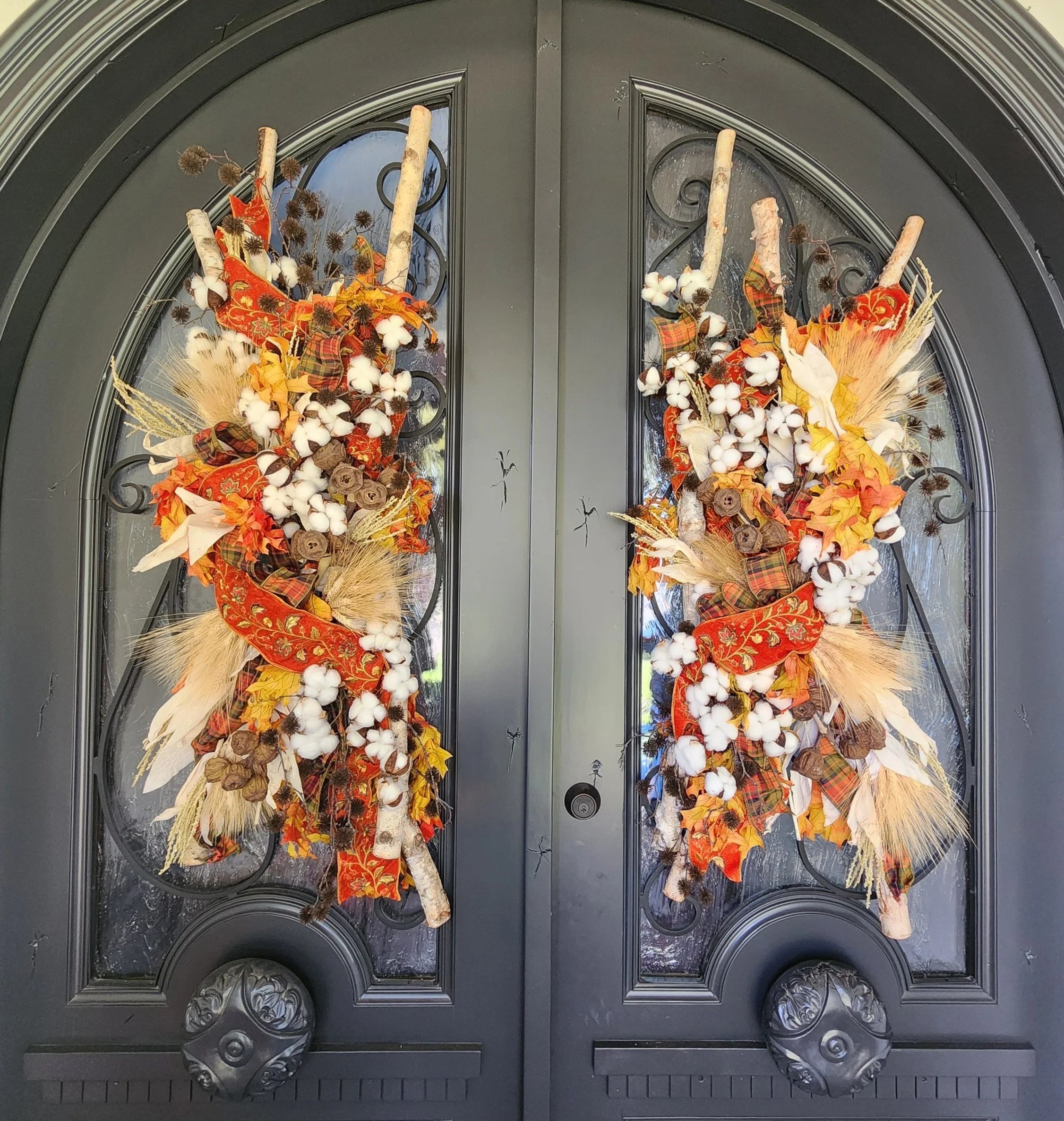Harvest Wreath, Fall Wreath, Dried Wreath