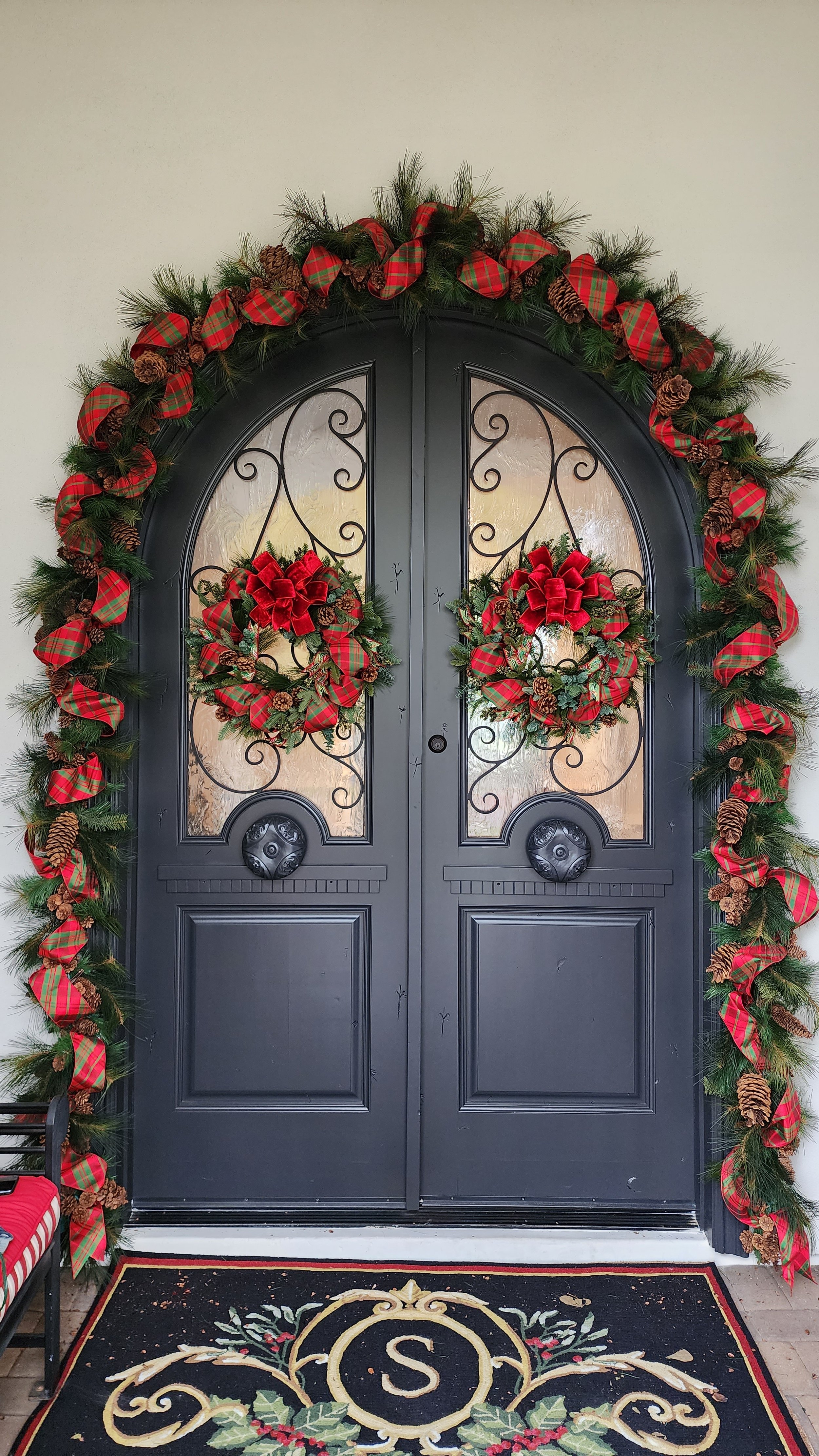 Christmas Wreath, Pine Wreath, Christmas Garland, Pine Garland, Holiday Decor