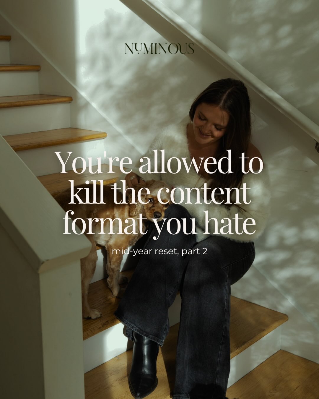 This is the part of the reset where you make an actual decision. 

Look at your last 5 months of content. Somewhere in there is a format that&rsquo;s been quietly doing its job and one that&rsquo;s been draining you every single week.

Sometimes the 