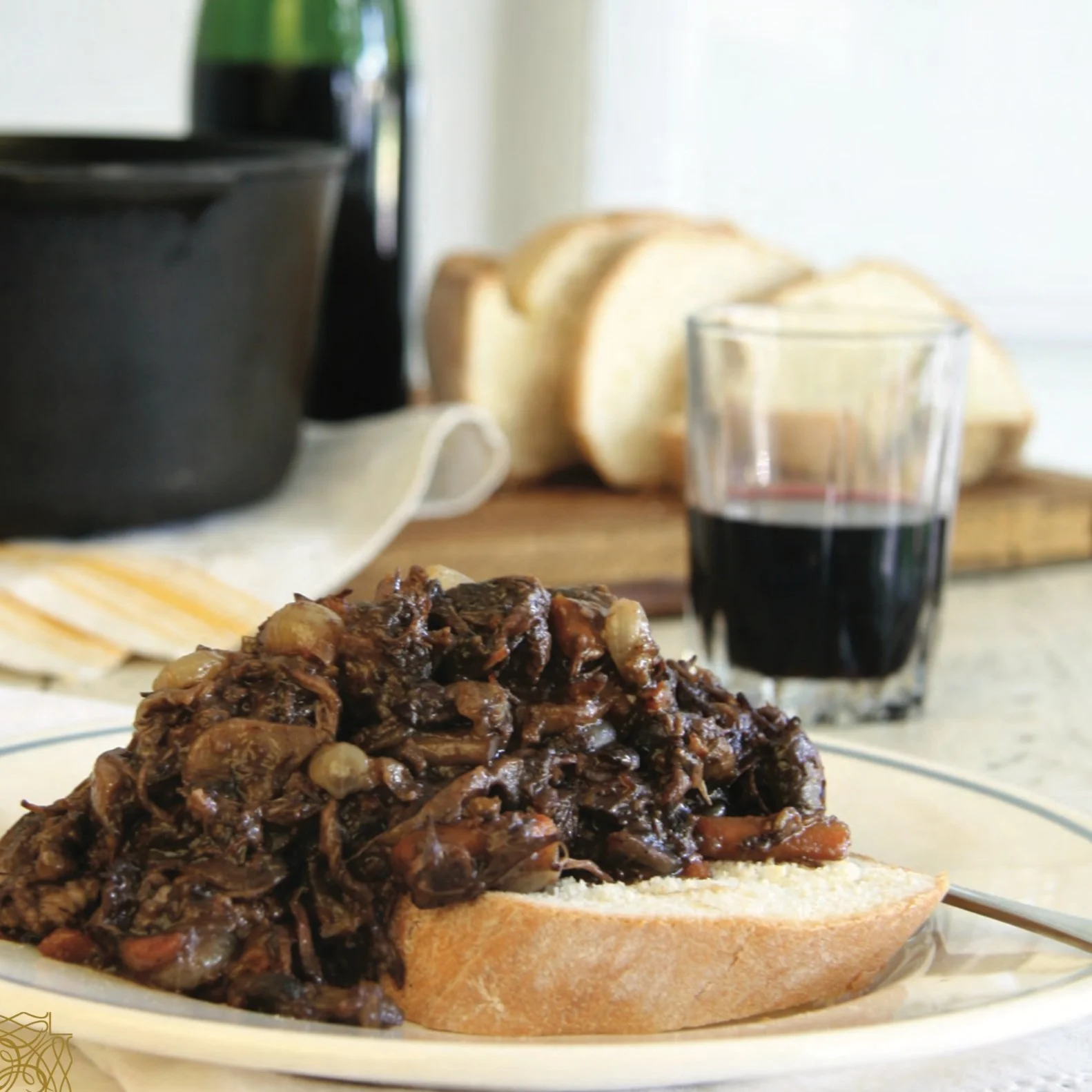 Beef bourguignon