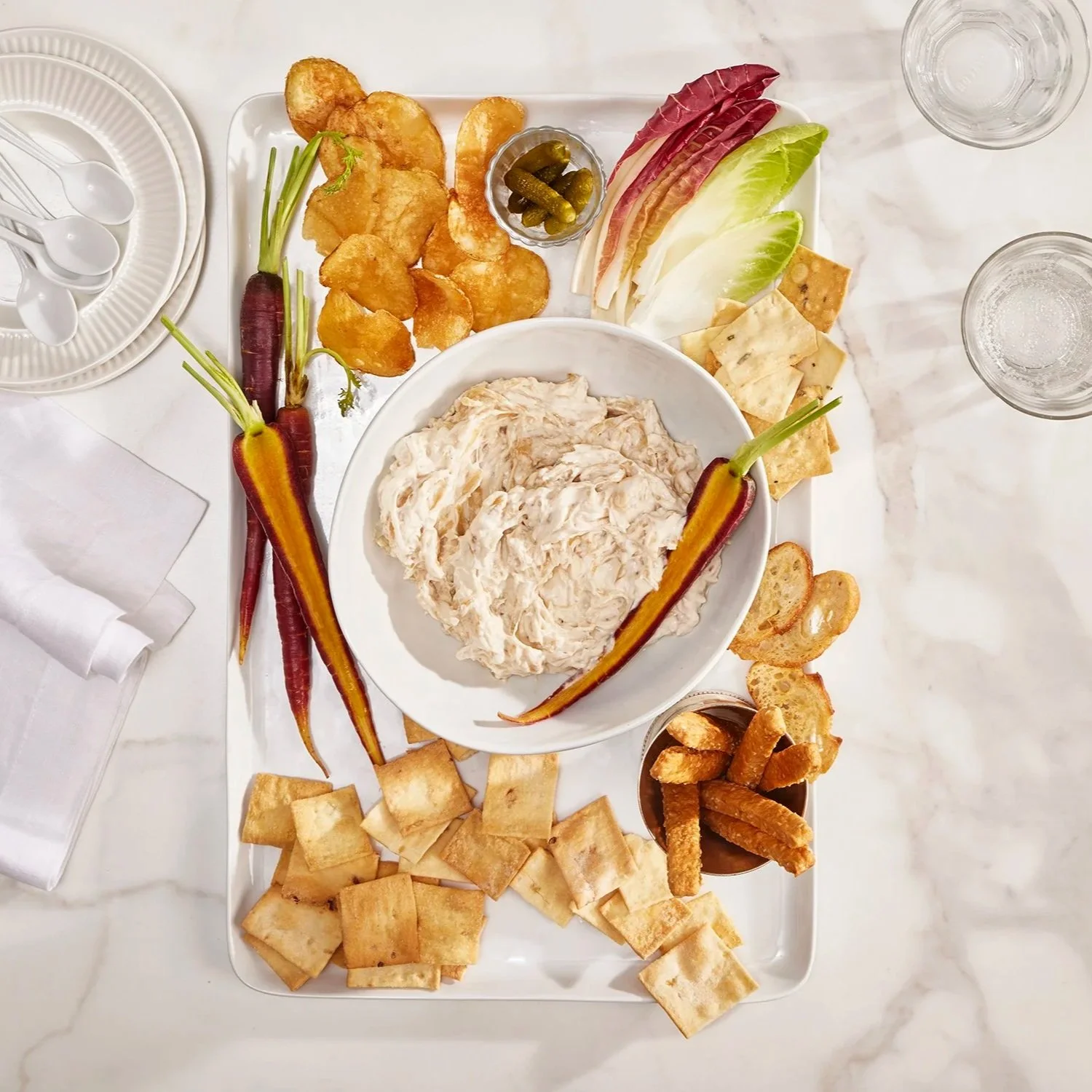 Chunky French onion dip