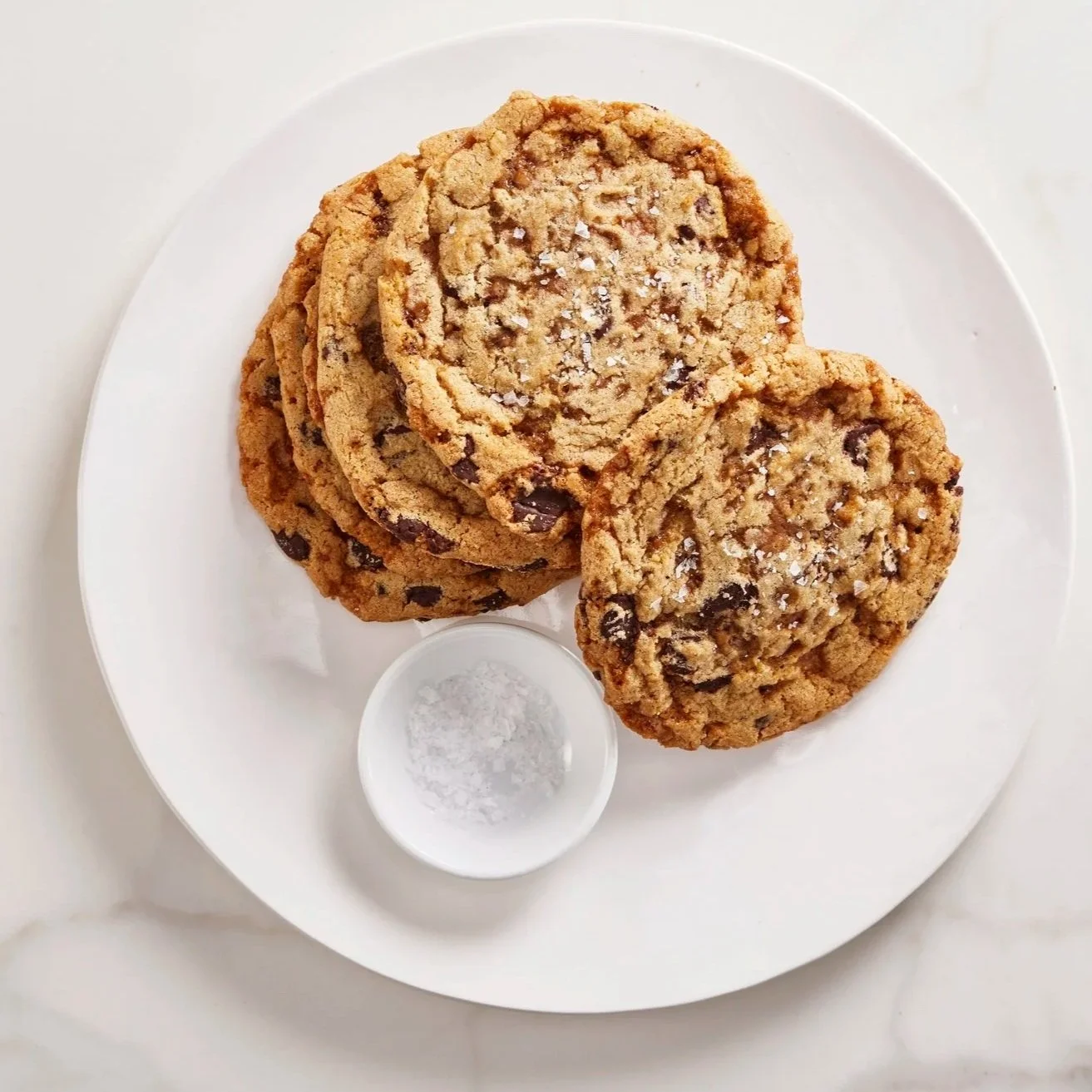 Brown Butter Chocolate Chip Cookies with Toffee