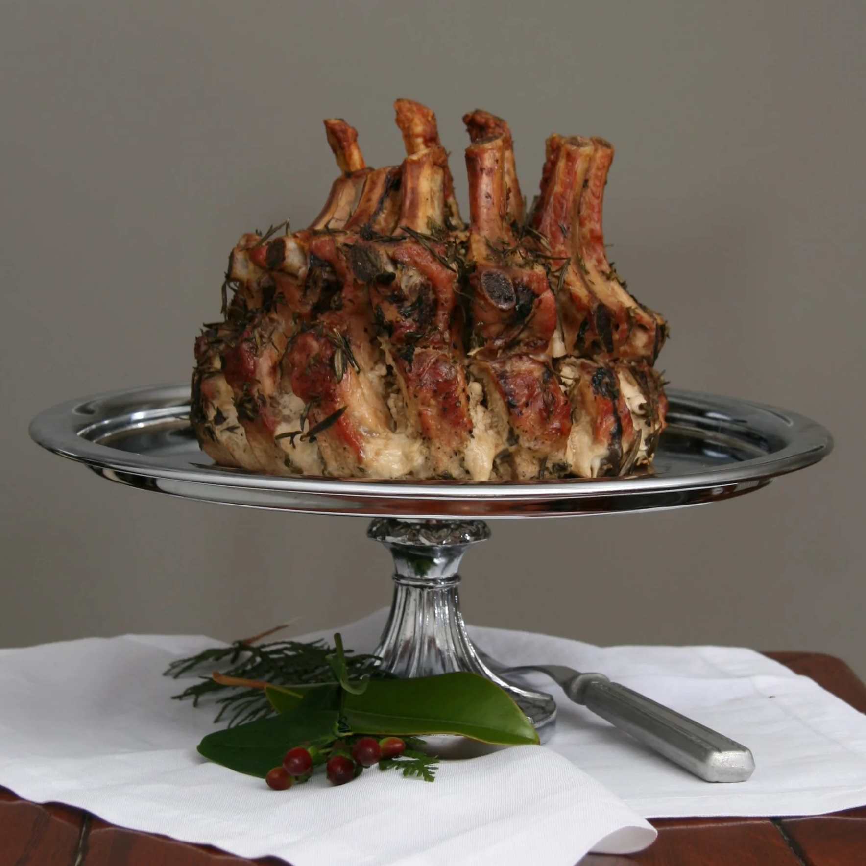 Dijon and Herb Crusted Standing Rib Roast