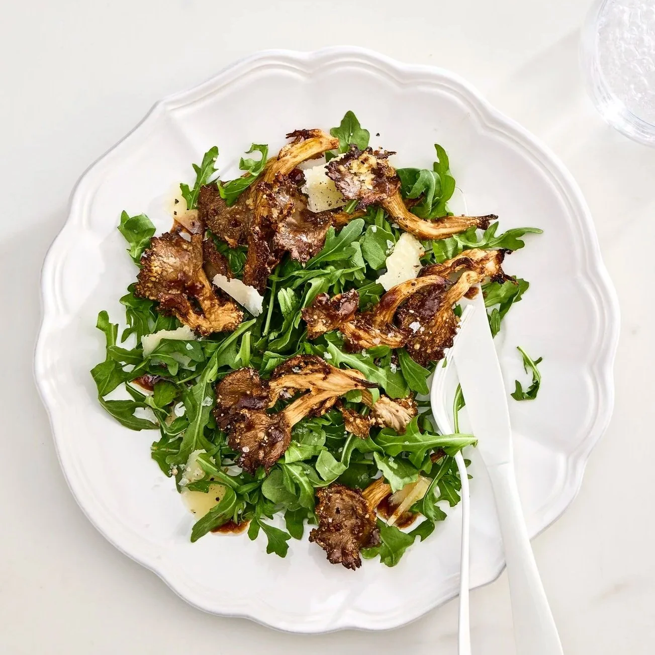 Funghi Assoluti (Crispy  Oyster Mushroom Salad)