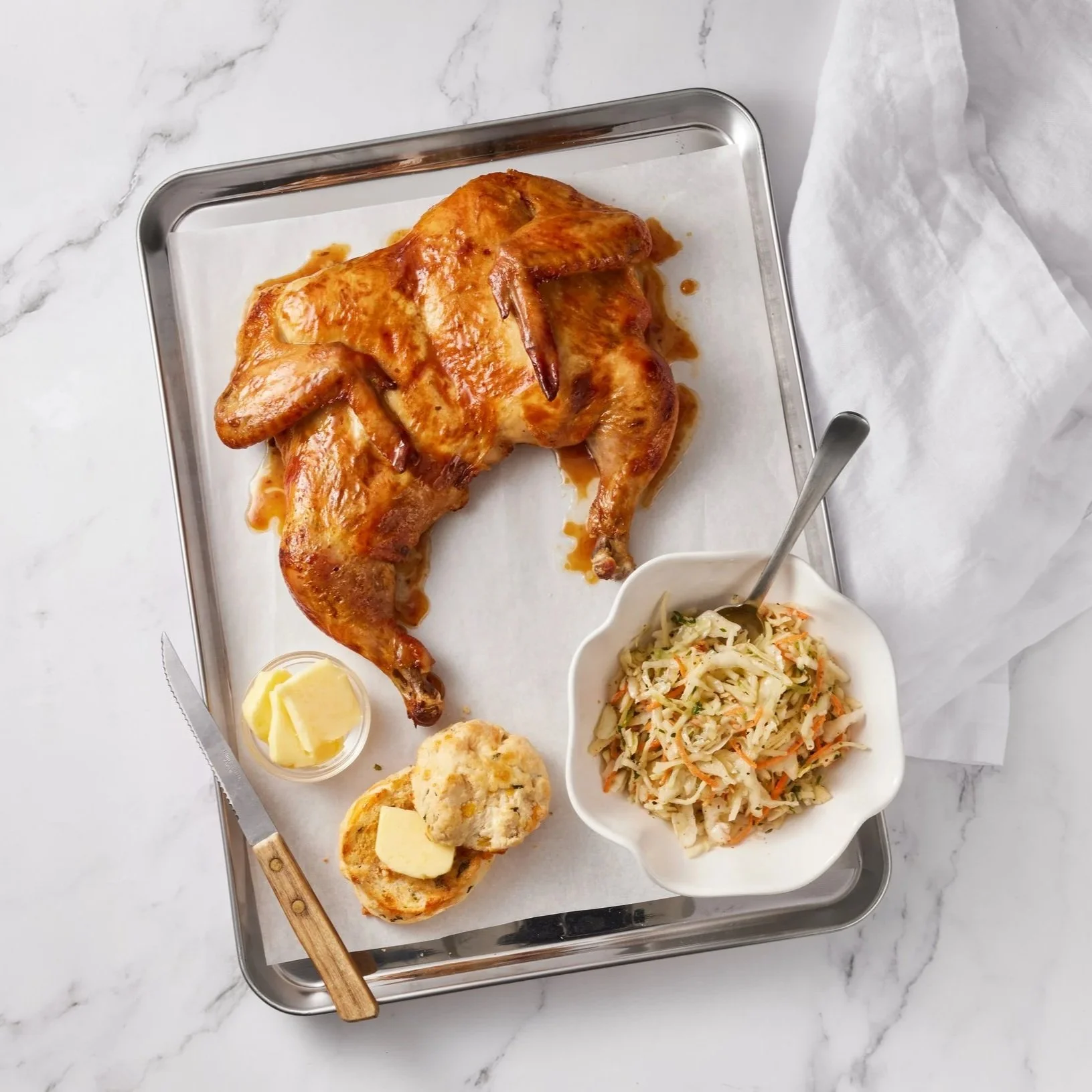 Buttermilk Marinated Roast Chicken