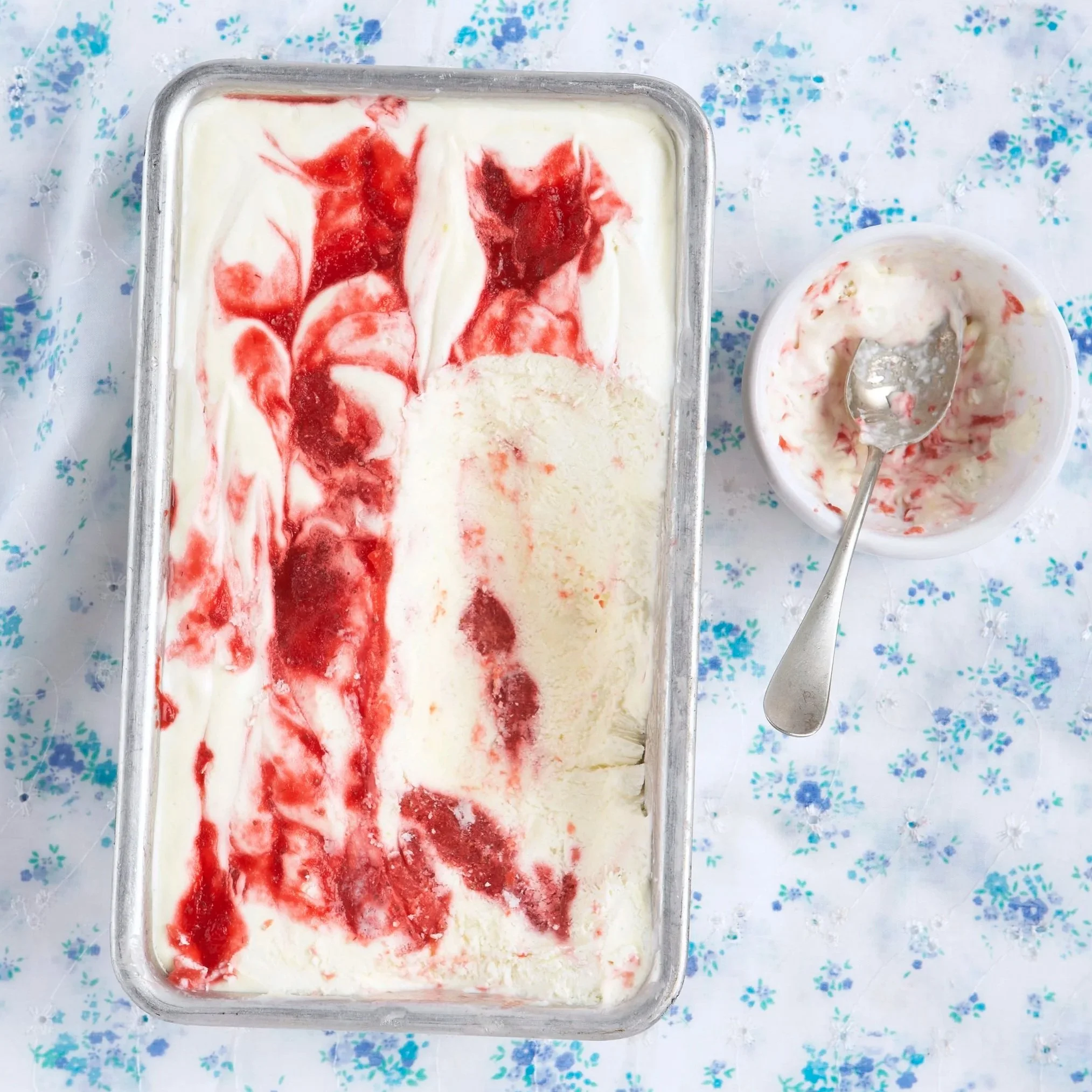 Strawberry and Yogurt Semifreddo