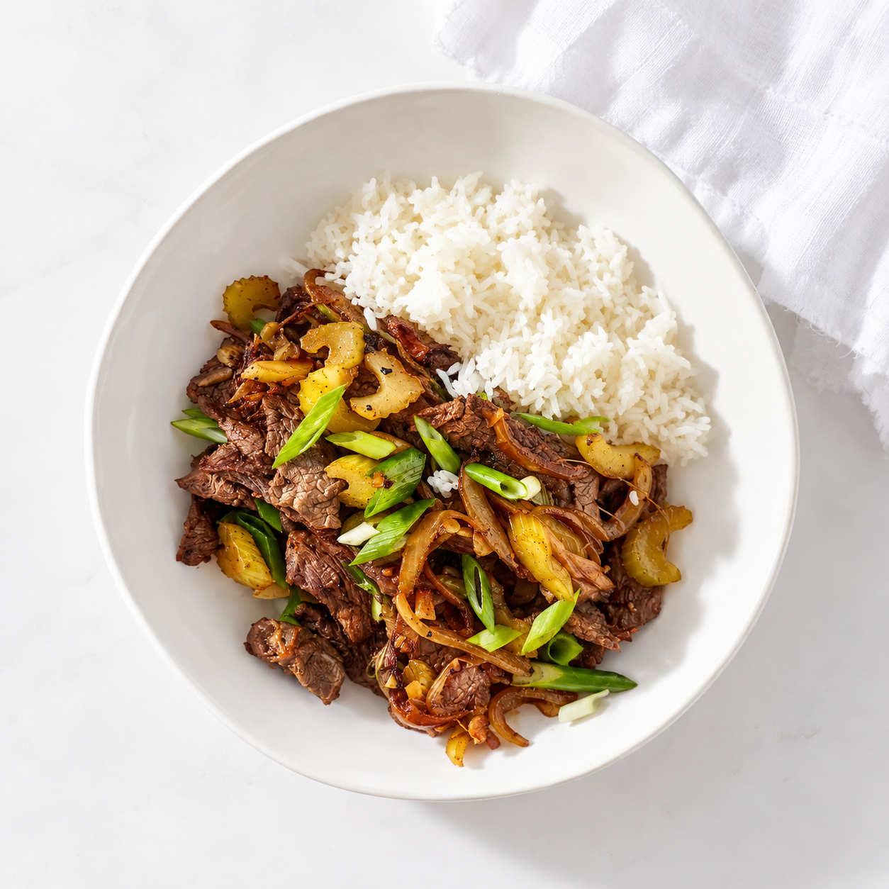 Steak and Onion Stir-Fry
