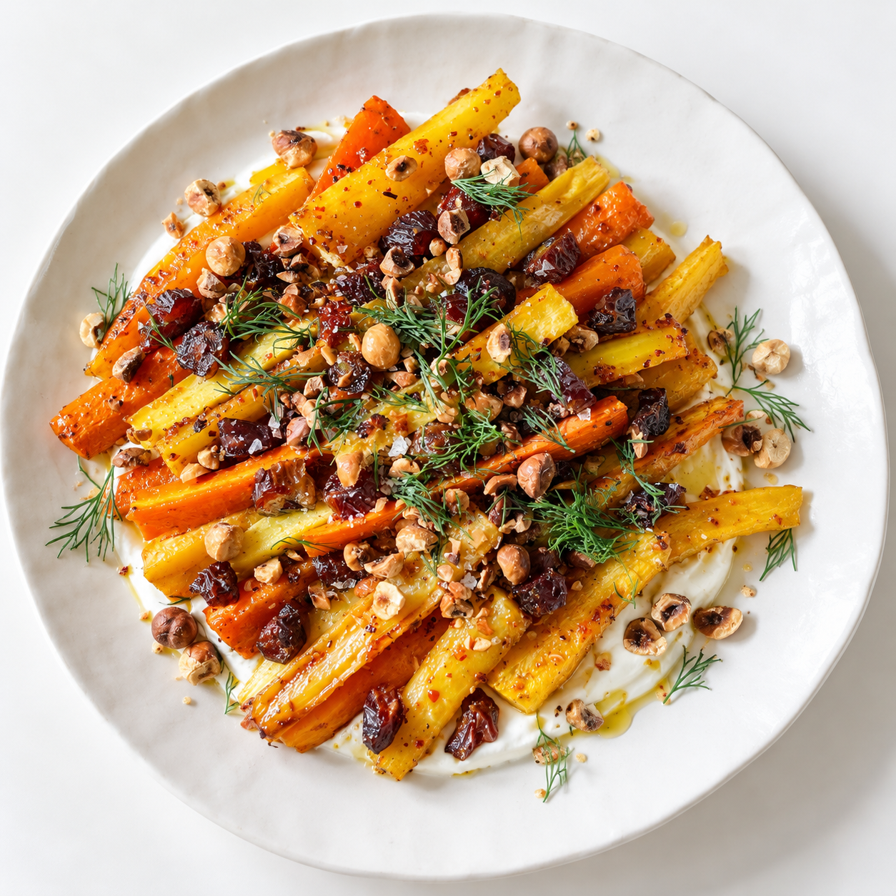 Honey Roasted Carrots and Parsnips