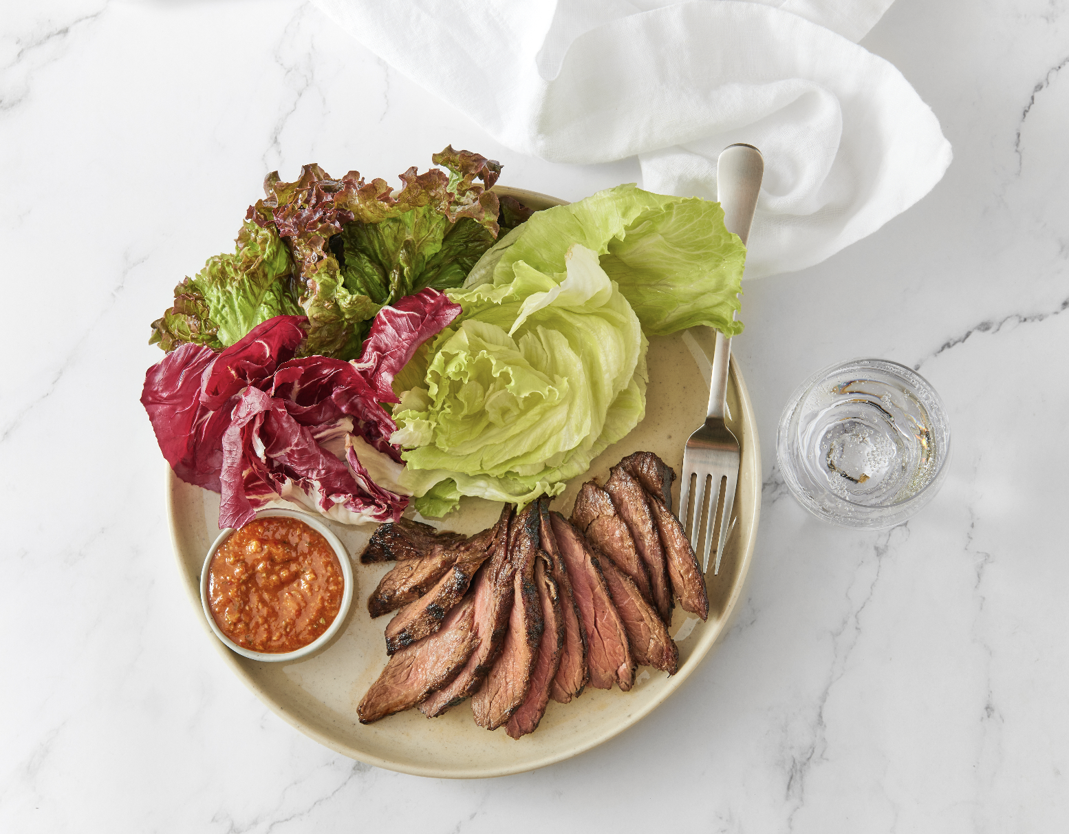 Salad: Korean BBQ Steak w/ Ssamjang