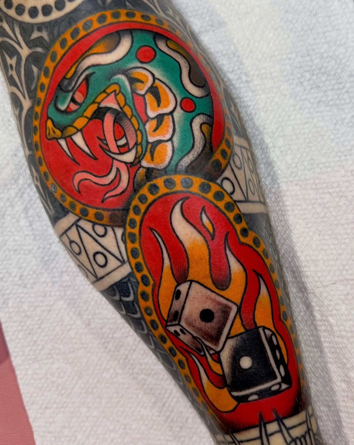 I already posted this in my philly dump but she&rsquo;s getting her own post because I&rsquo;m just so stoked to watch this framework leg take shape 🫶✨ front shin panel done for Jackson! thank you for your trust and patience with this project &mdash