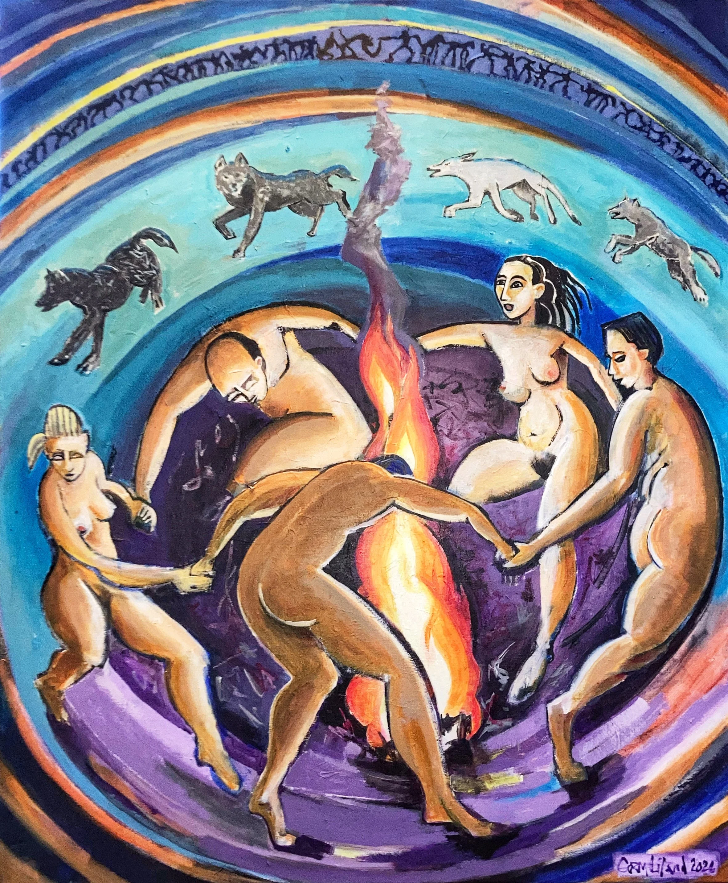 (151) Rituale 100x120cm