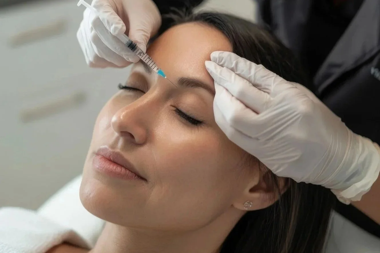 Woman receiving Botox during her first Botox appointment in Temecula