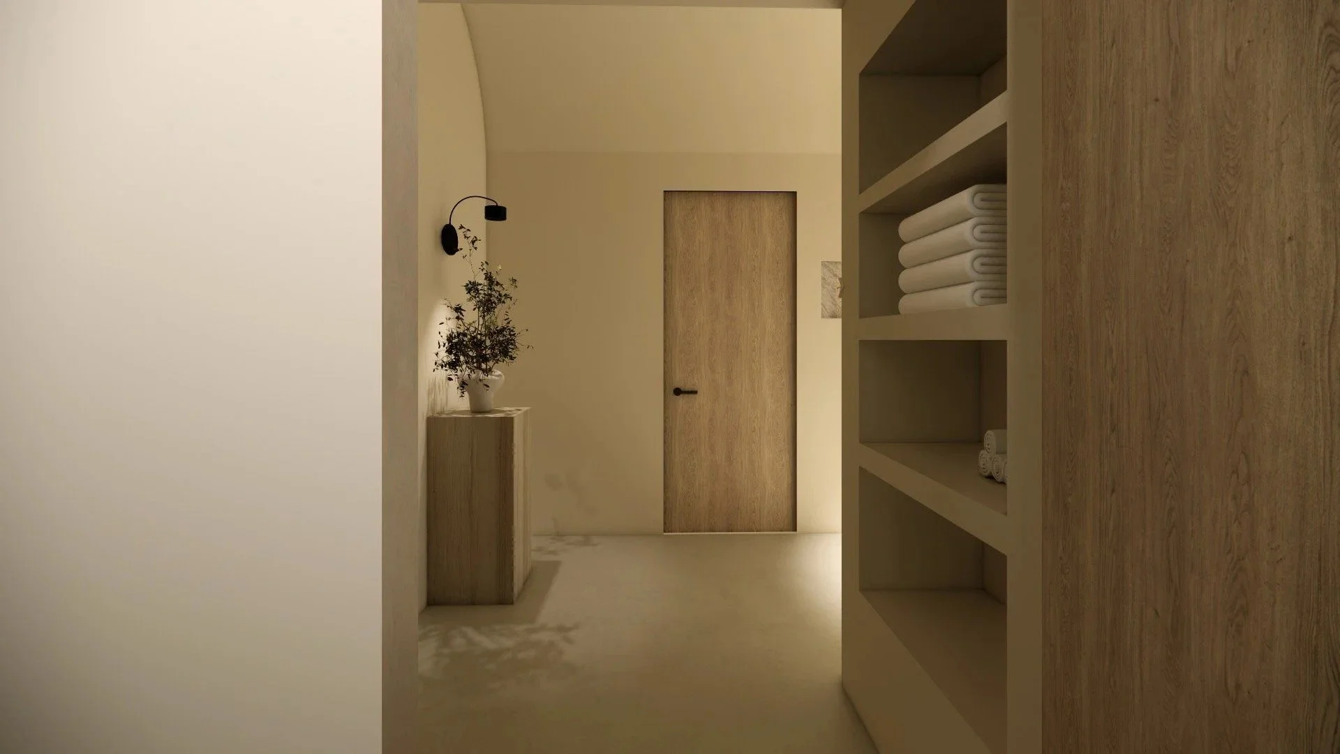 Front door entrance to boutique med spa