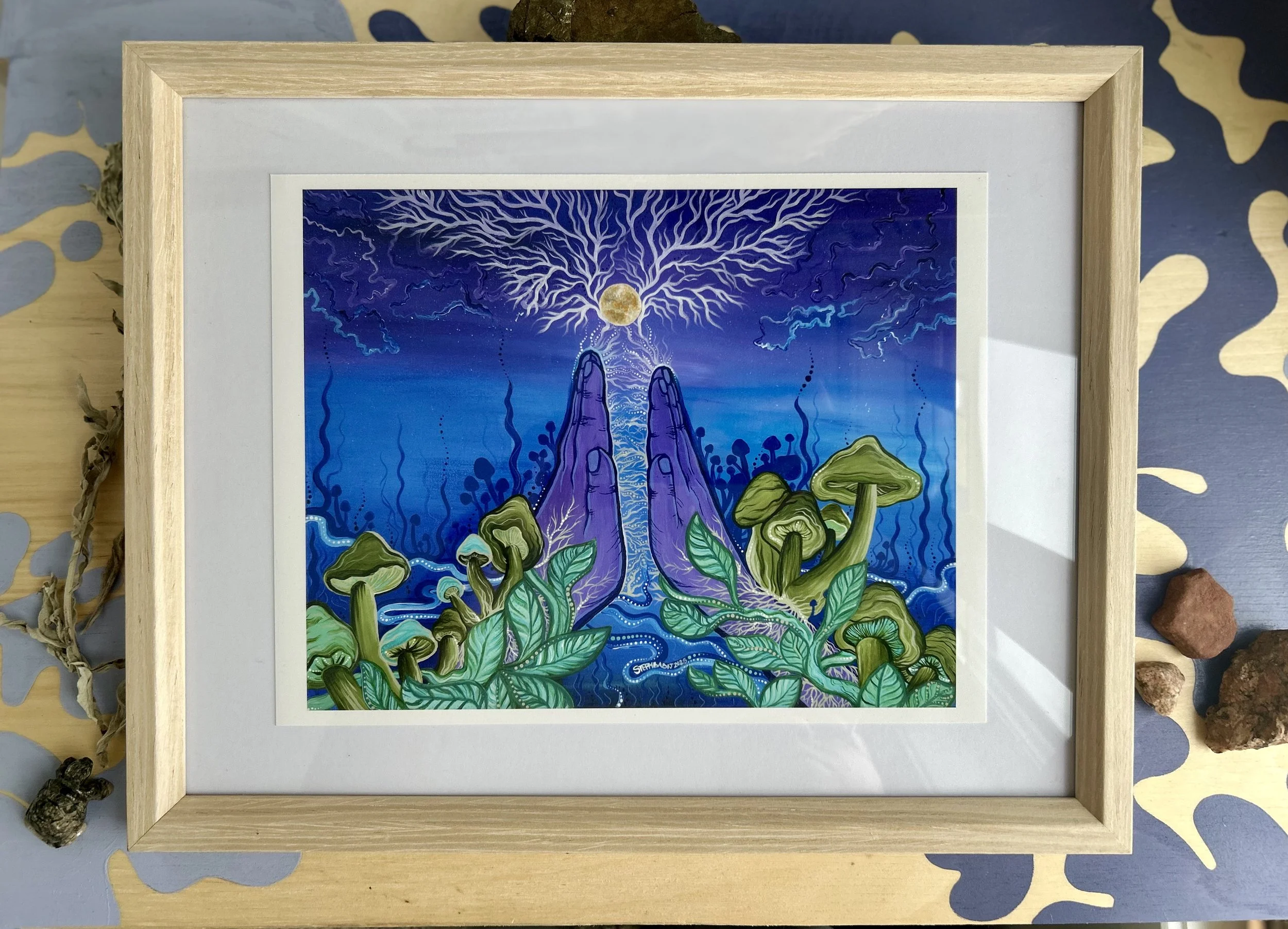 Framed Artwork - The Space Between