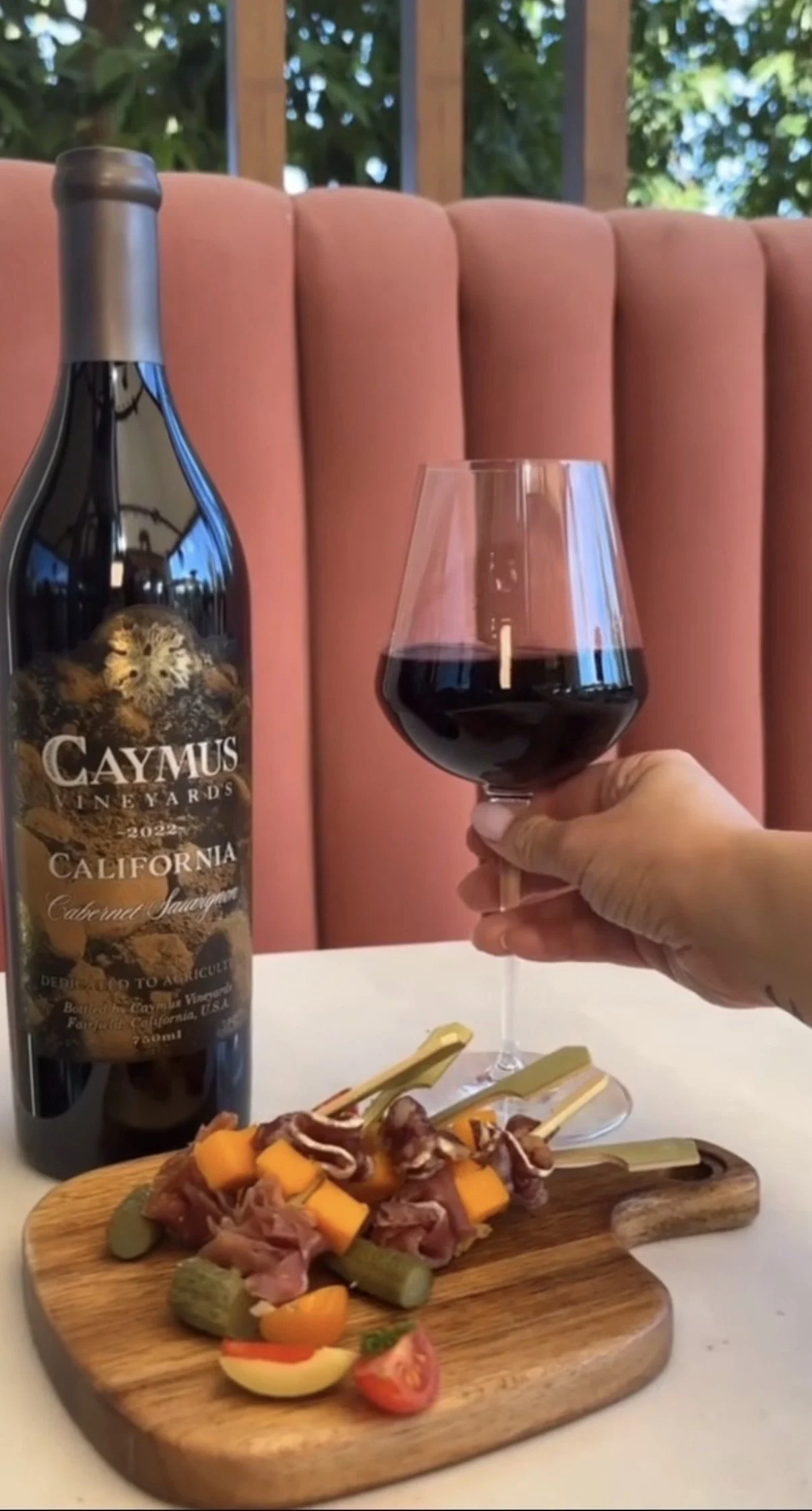 Wine Wednesday, 50% off bottles alongside chef's selection charcuterie boards