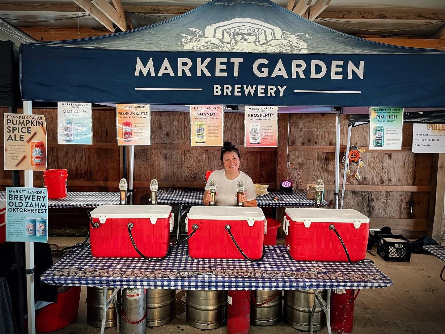 Beer drinkers of Northeast Ohio! Latch up those lederhosen and find us at @clevelandoktoberfest. Pouring your Market Garden favorites all weekend long. Prost! 🍺🥨🇩🇪🌾 #beerforpeople #clevelandoktoberfest #marketgardenbrewery #ohiocraftbeer #oktobe