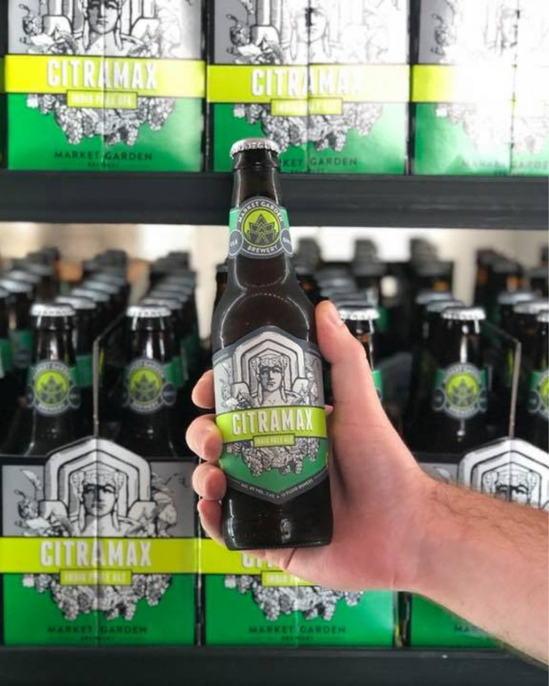 Developed over a decade ago, this west-coast IPA checks all the boxes! Lots of hop aroma and flavor, good alcohol content, &amp; enough malt body to round it out. Cheers to CitraMax IPA for always checking all the boxes. ☑️ 🍻 #throwbackthursday