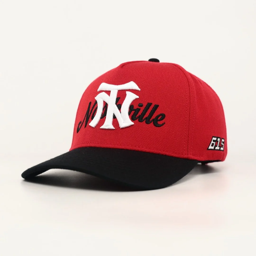 Red/Black Nashville TN Hat