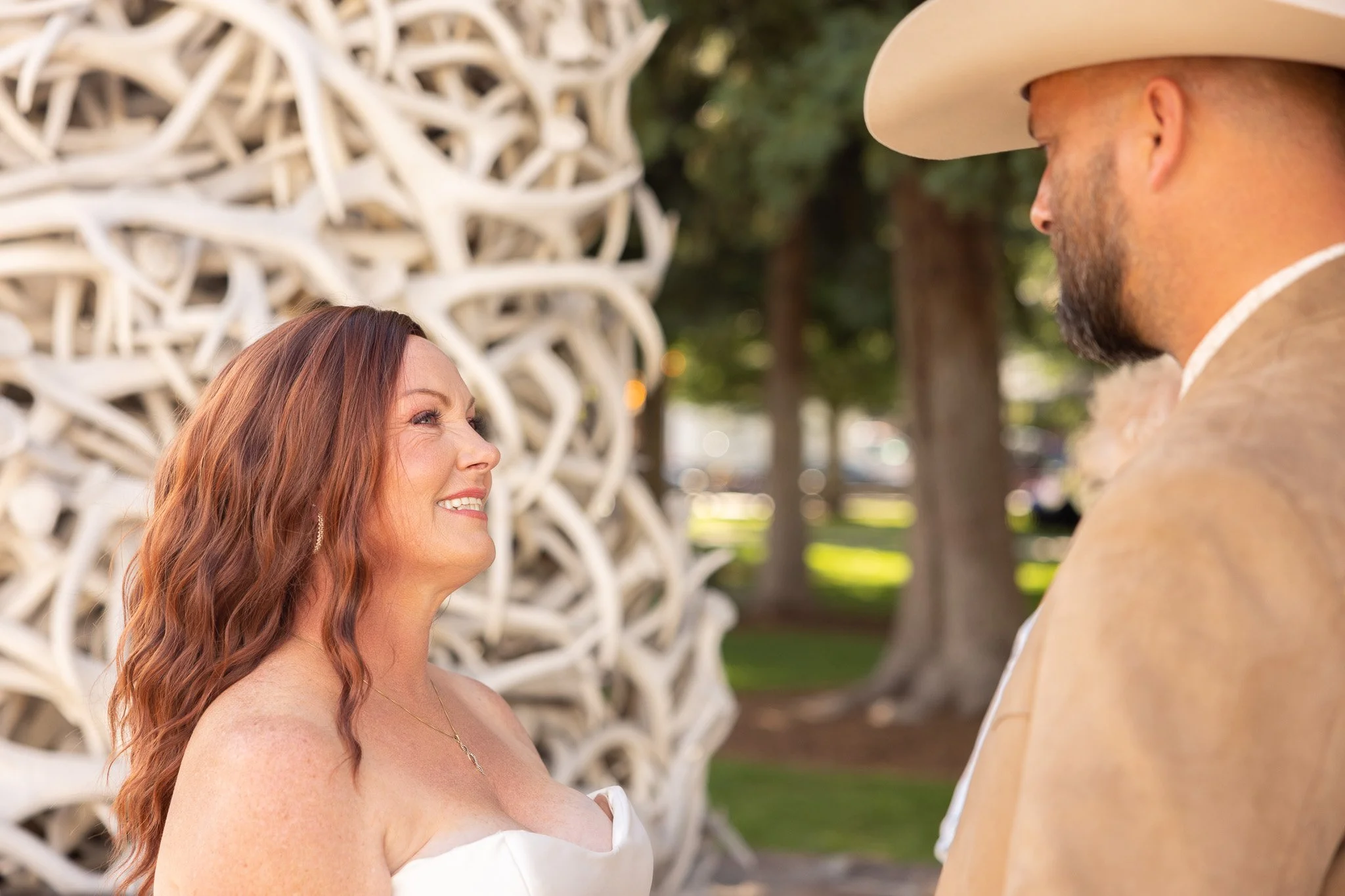 Jackson Wyoming Town Square Wedding
