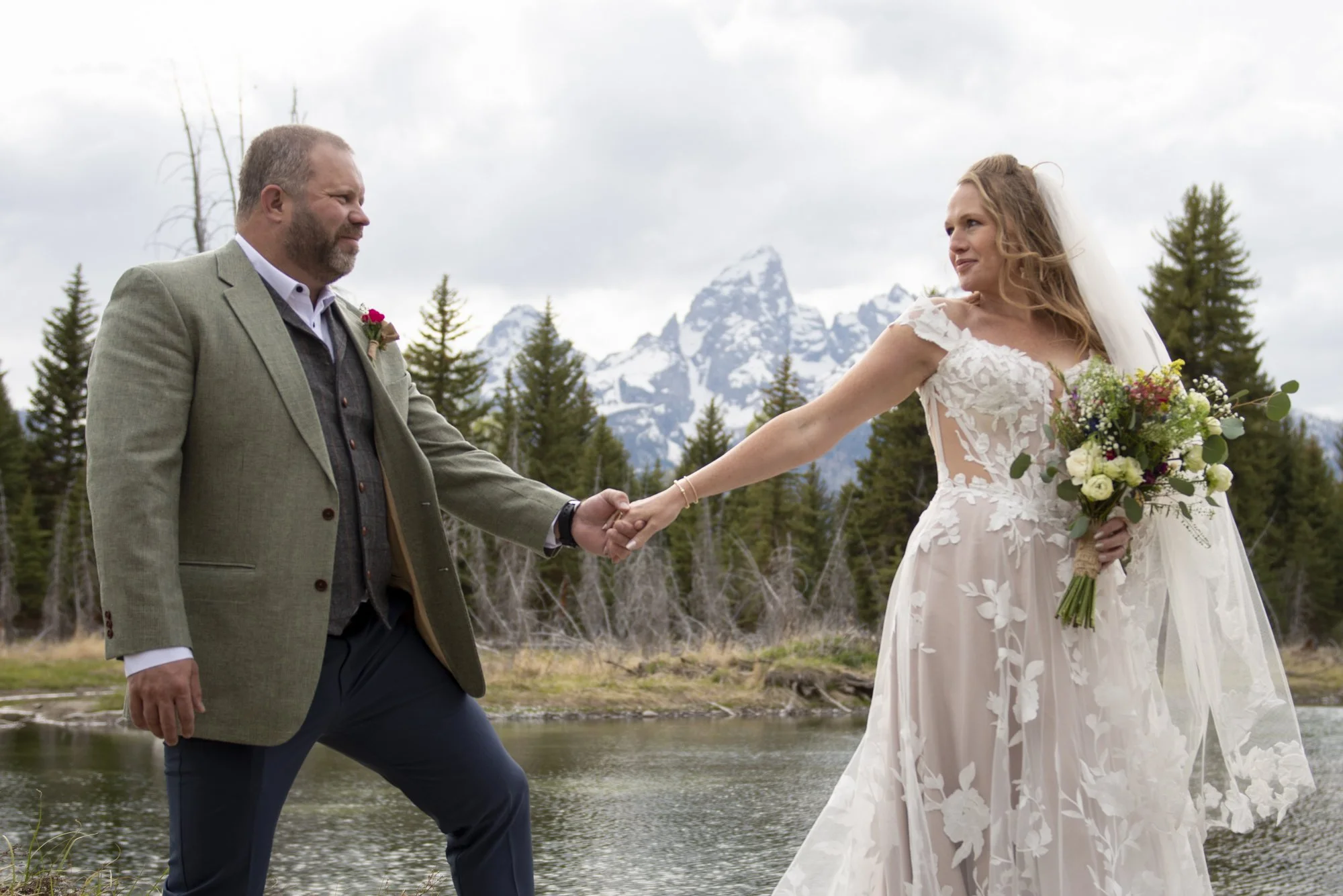 Grand Teton National Park Wedding Photographer Wedding Tree Photos