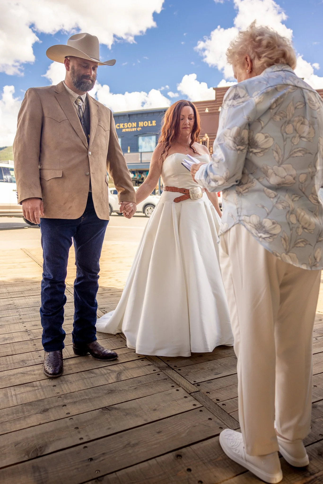 Jackson Wyoming Town Square Wedding