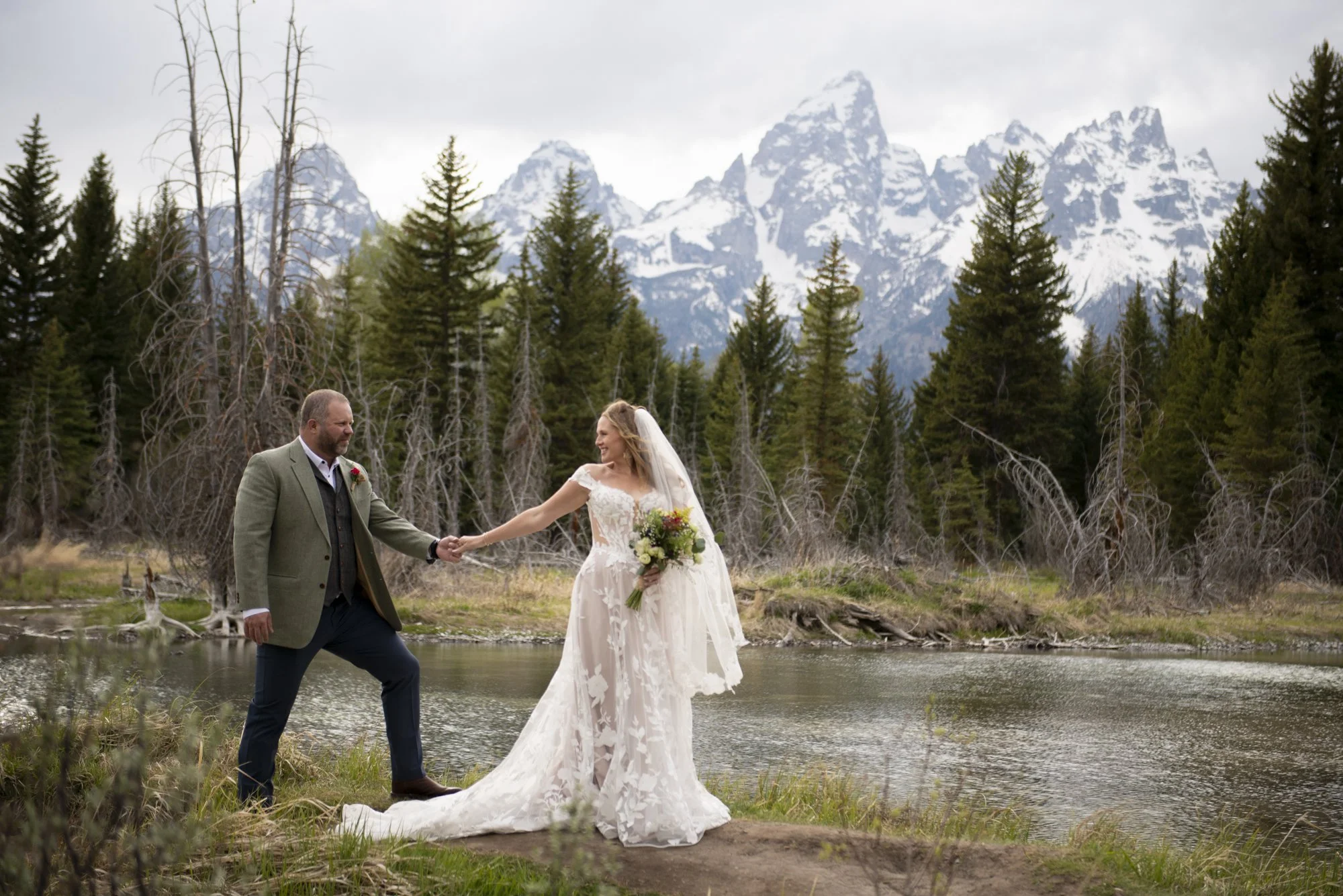 Grand Teton National Park Wedding Photographer Wedding Tree Photos