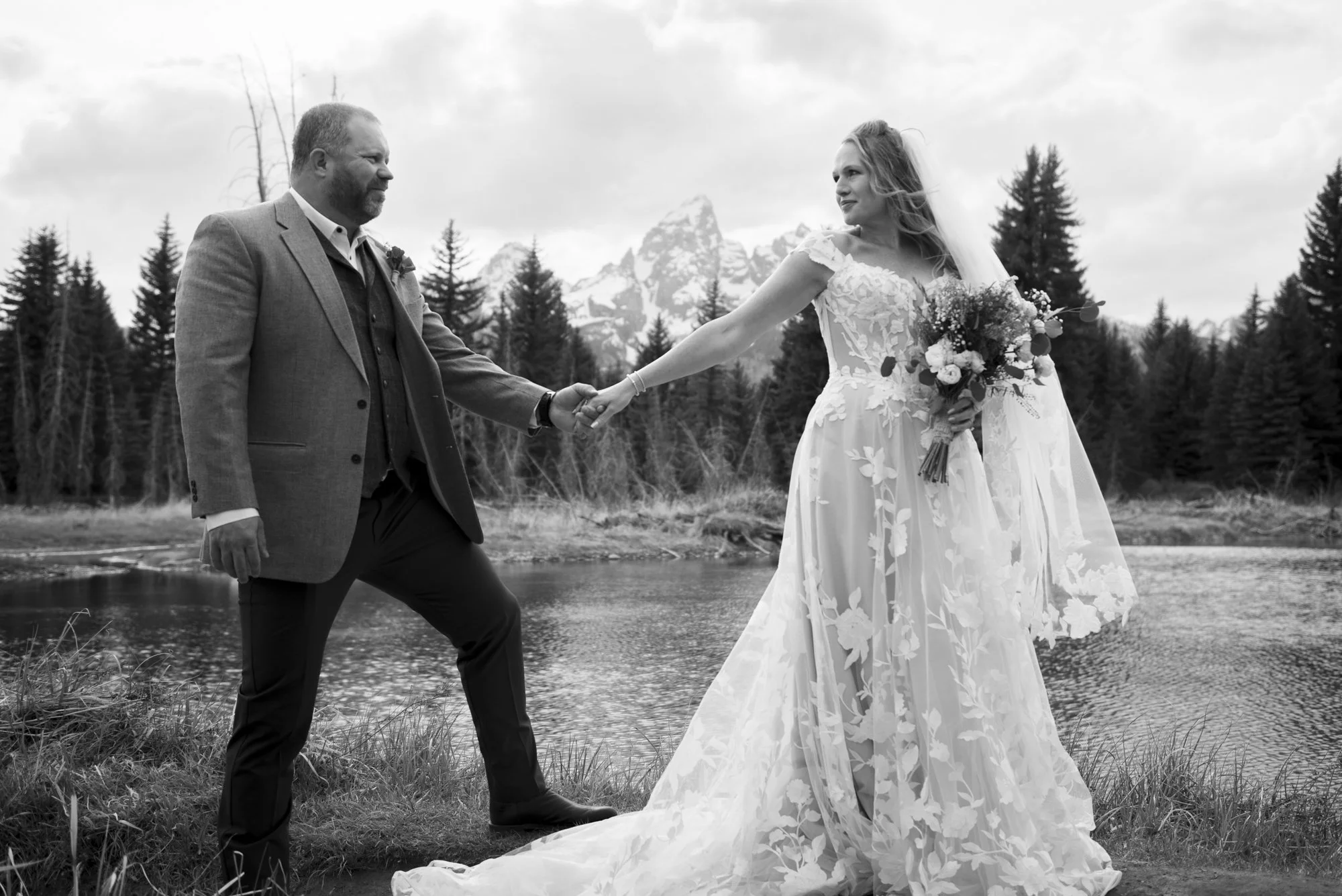 Grand Teton National Park Wedding Photographer Wedding Tree Photos