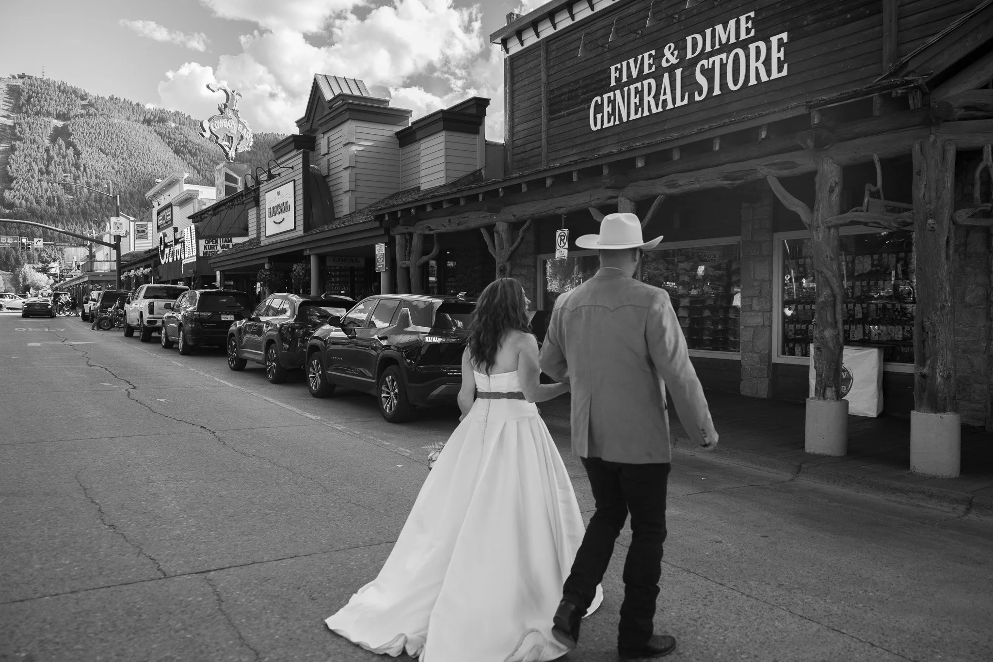 Jackson Wyoming Town Square Wedding