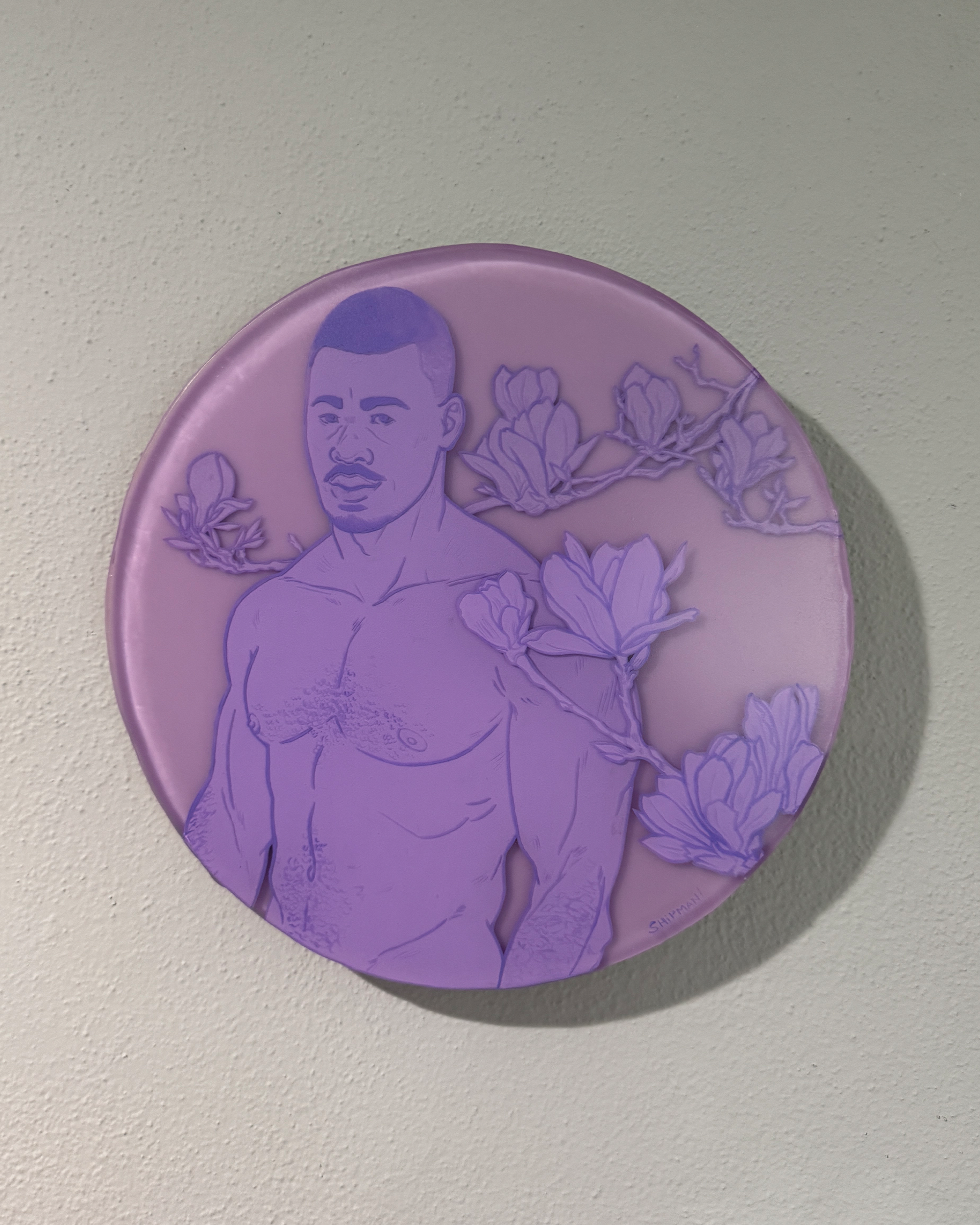 Resin Piece 53 - “Bloom in Purple”