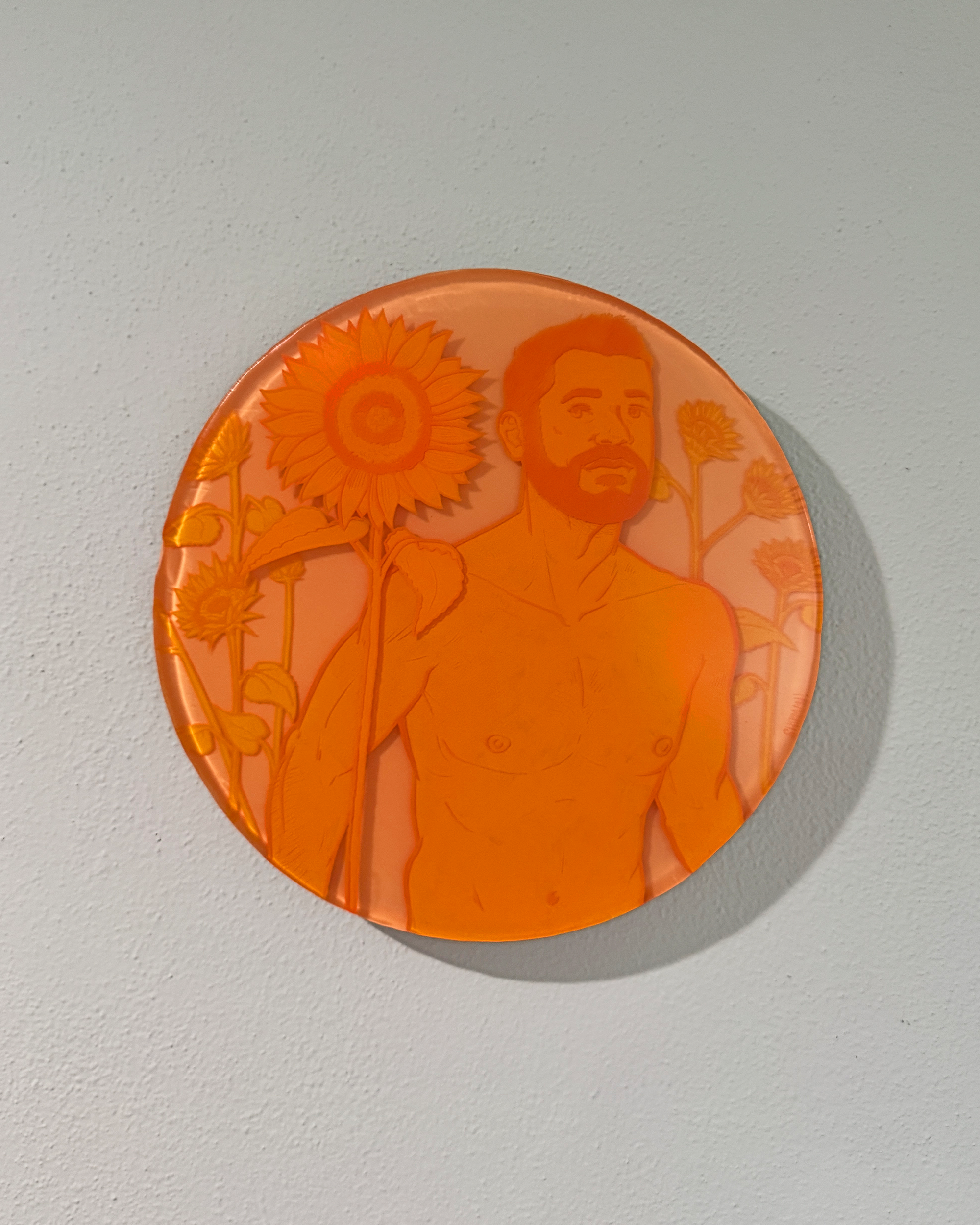 Resin Piece 56 - “Bloom in Orange”